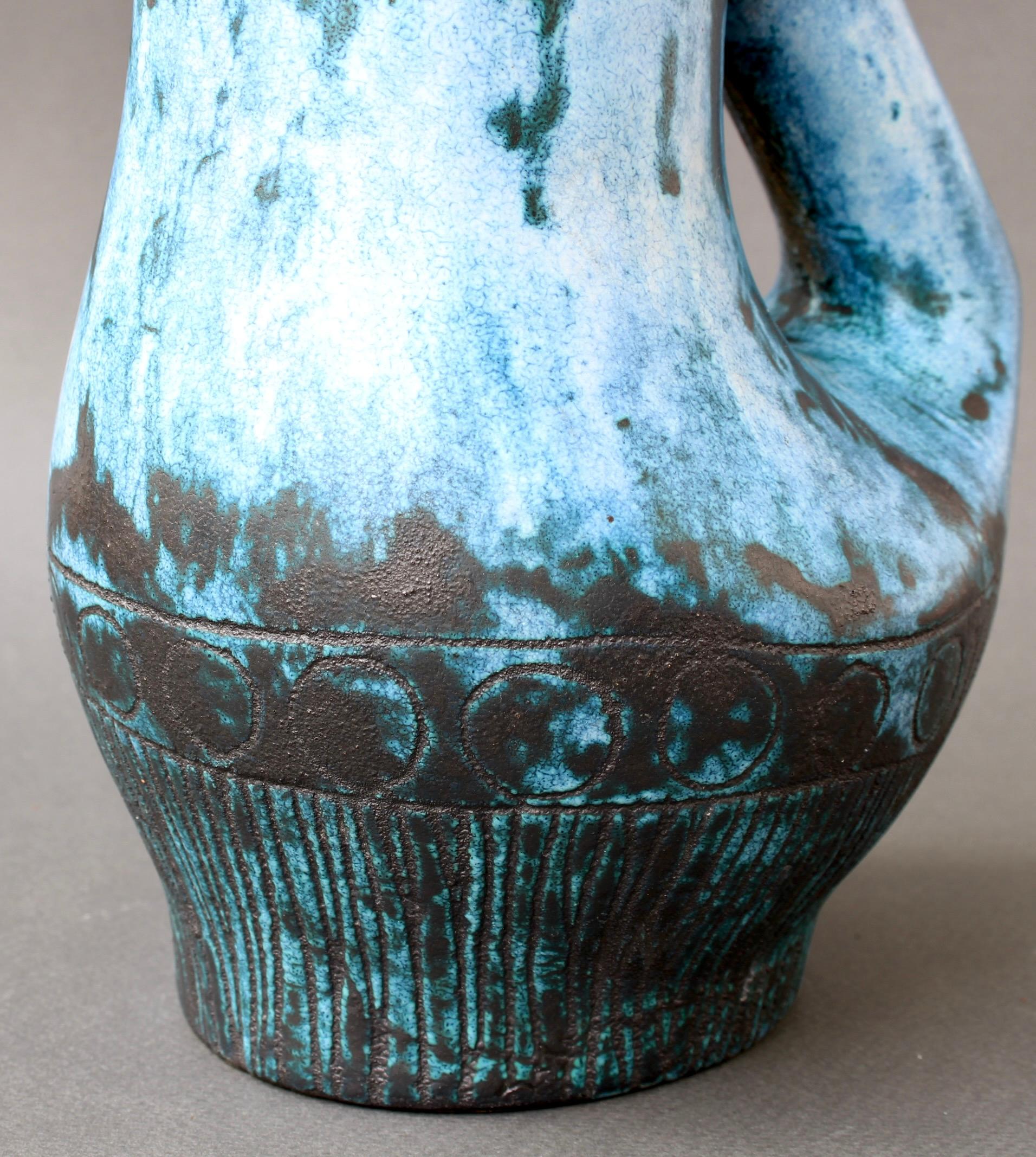 Mid-Century French Ceramic Pitcher / Vase by Jacques Blin 'circa 1950s' 9