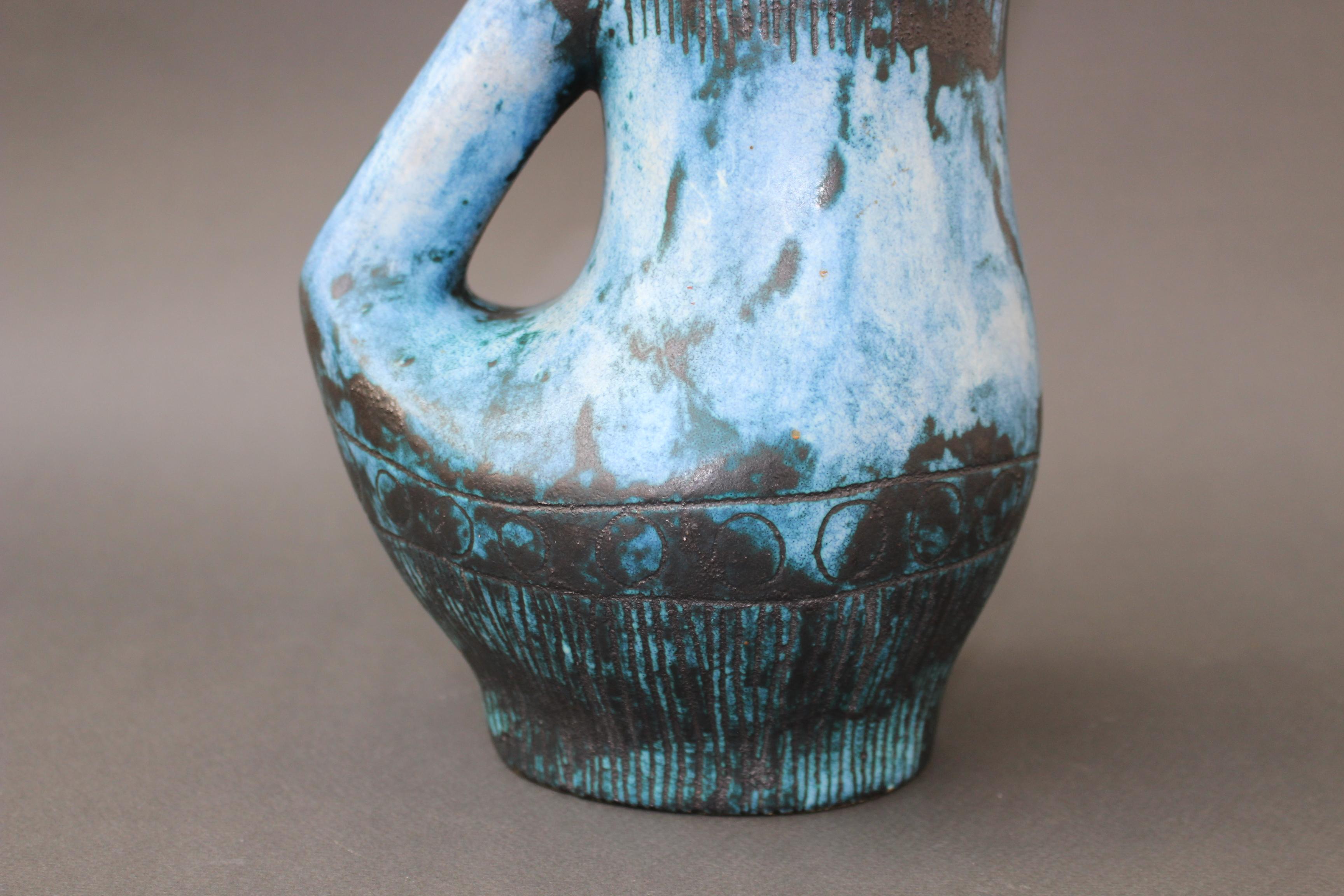 Mid-Century French Ceramic Pitcher / Vase by Jacques Blin 'circa 1950s' 2