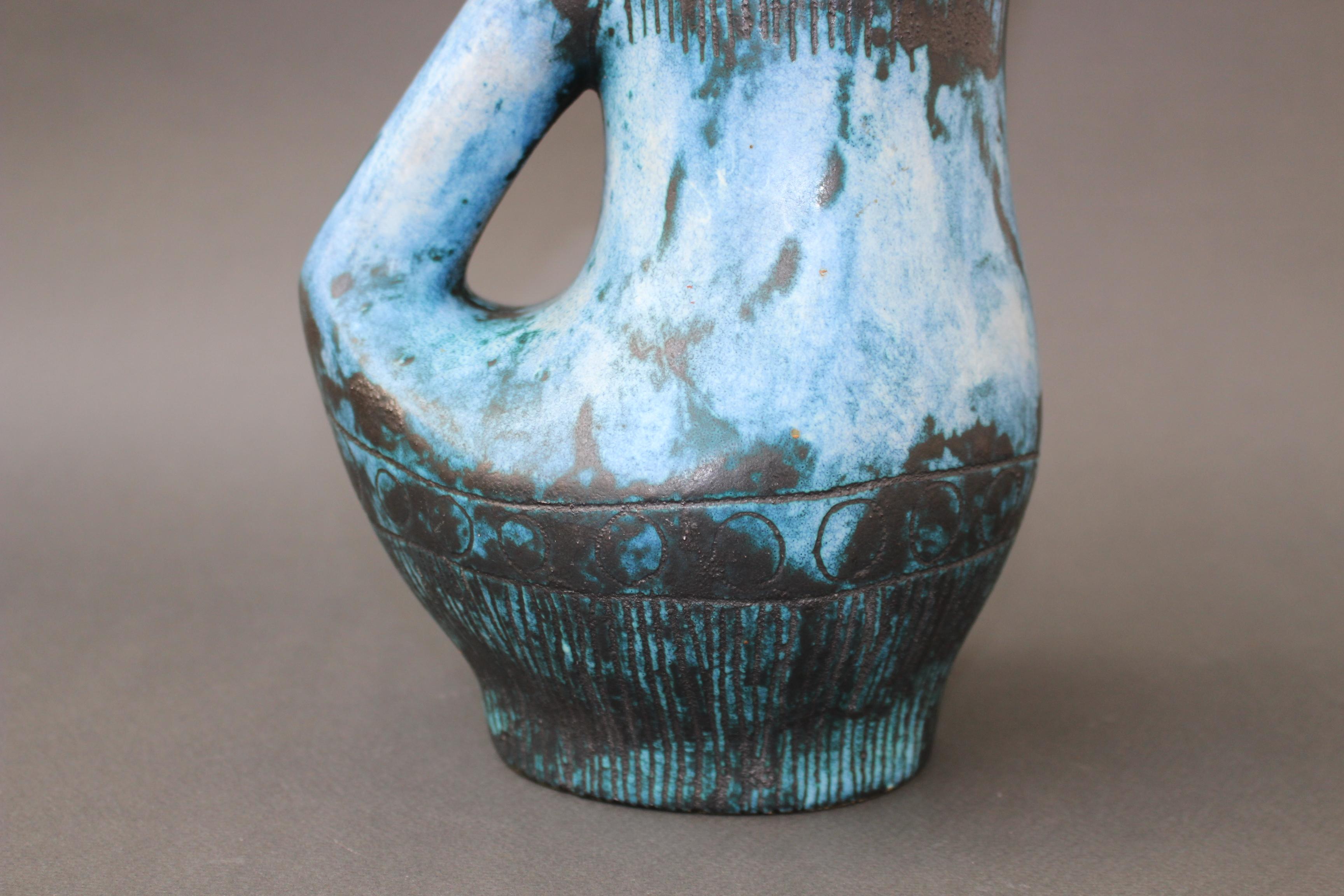 Mid-Century French Ceramic Pitcher / Vase by Jacques Blin 'circa 1950s' 3