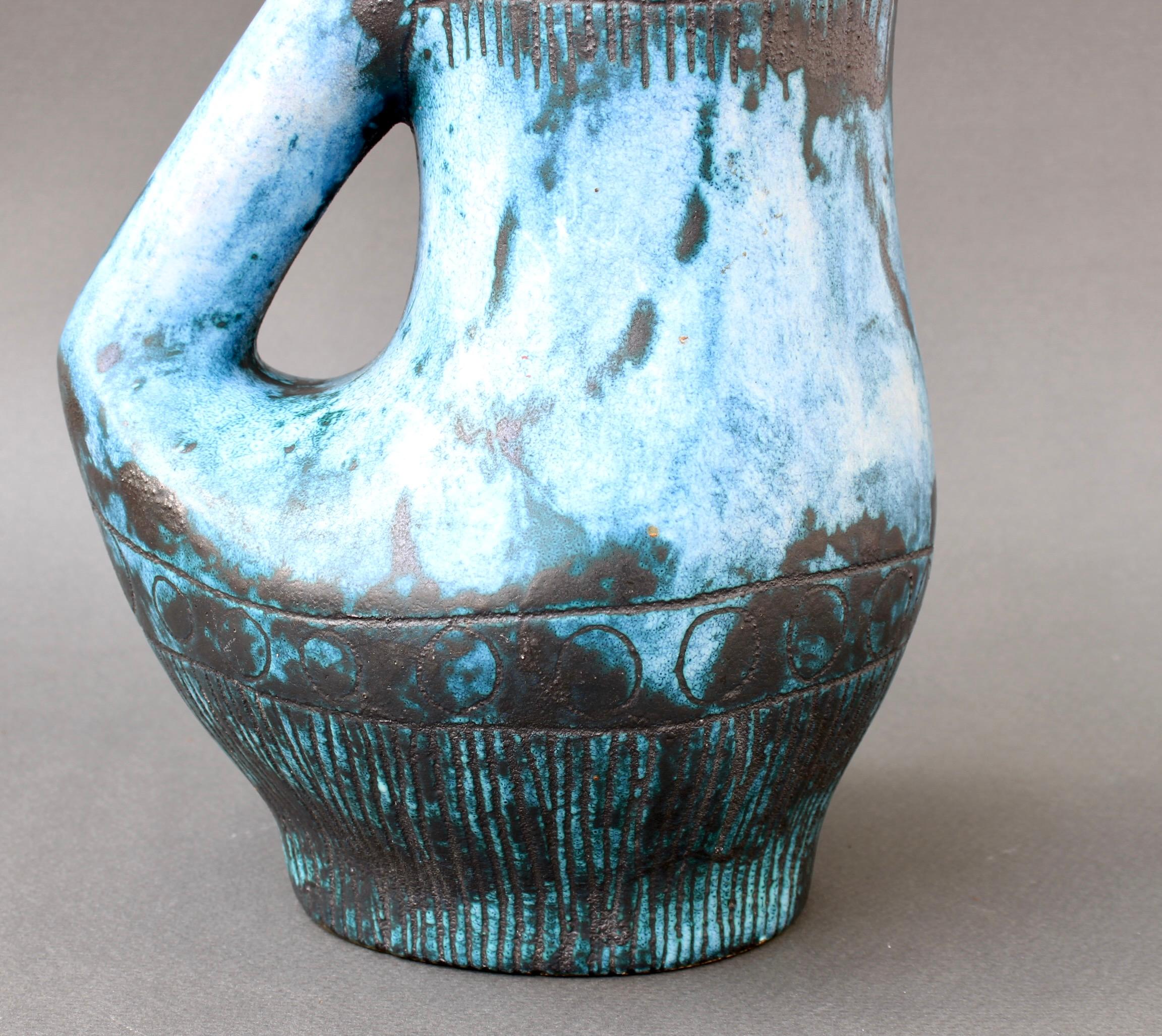 Mid-Century French Ceramic Pitcher / Vase by Jacques Blin 'circa 1950s' 4