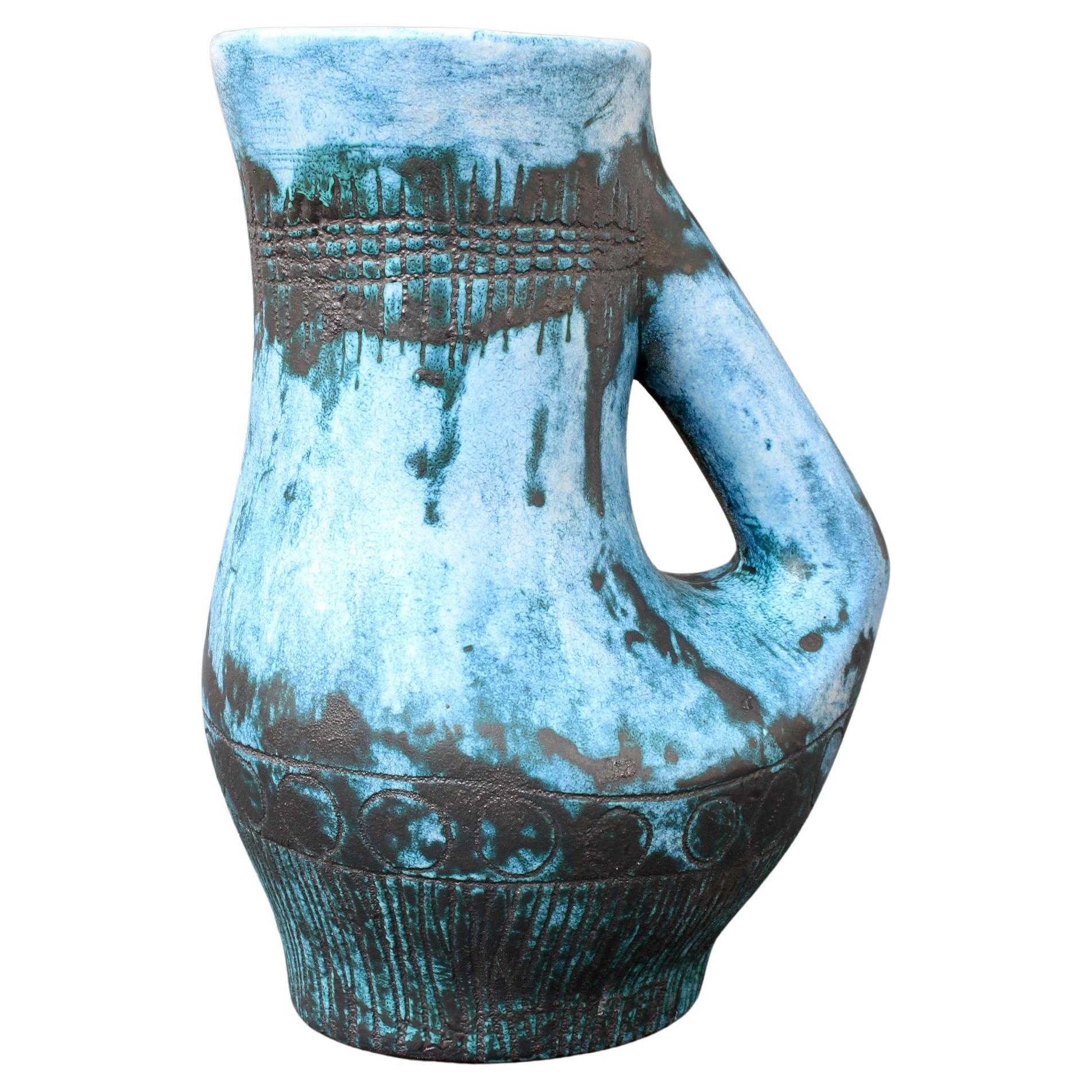 Mid-Century French Ceramic Pitcher / Vase by Jacques Blin 'circa 1950s'