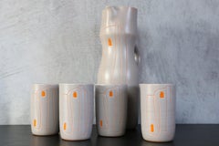 Set di ceramica francese di metà secolo di Robert August & Gyn Gausserand, circa anni '50