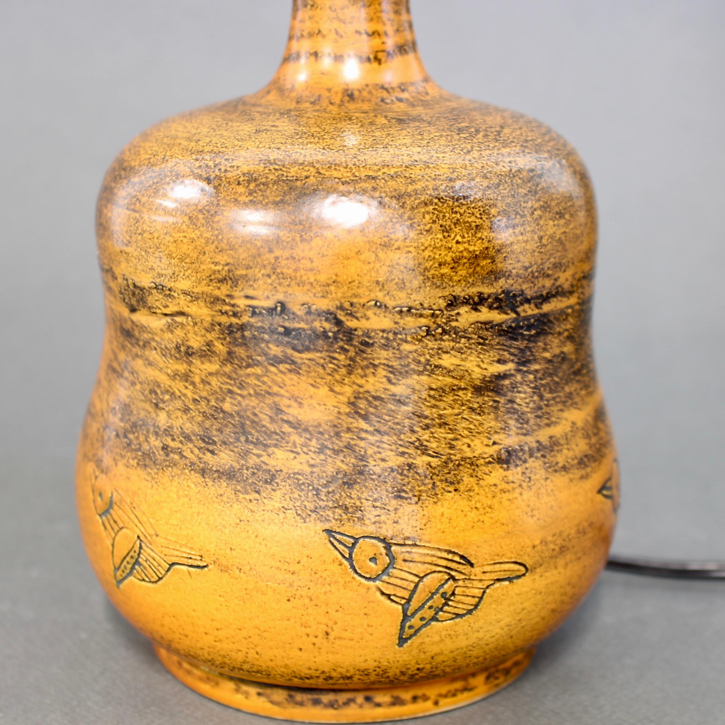 Lampe de table en céramique française du milieu du siècle par Jacques Blin (circa 1950) Bon état - En vente à London, GB
