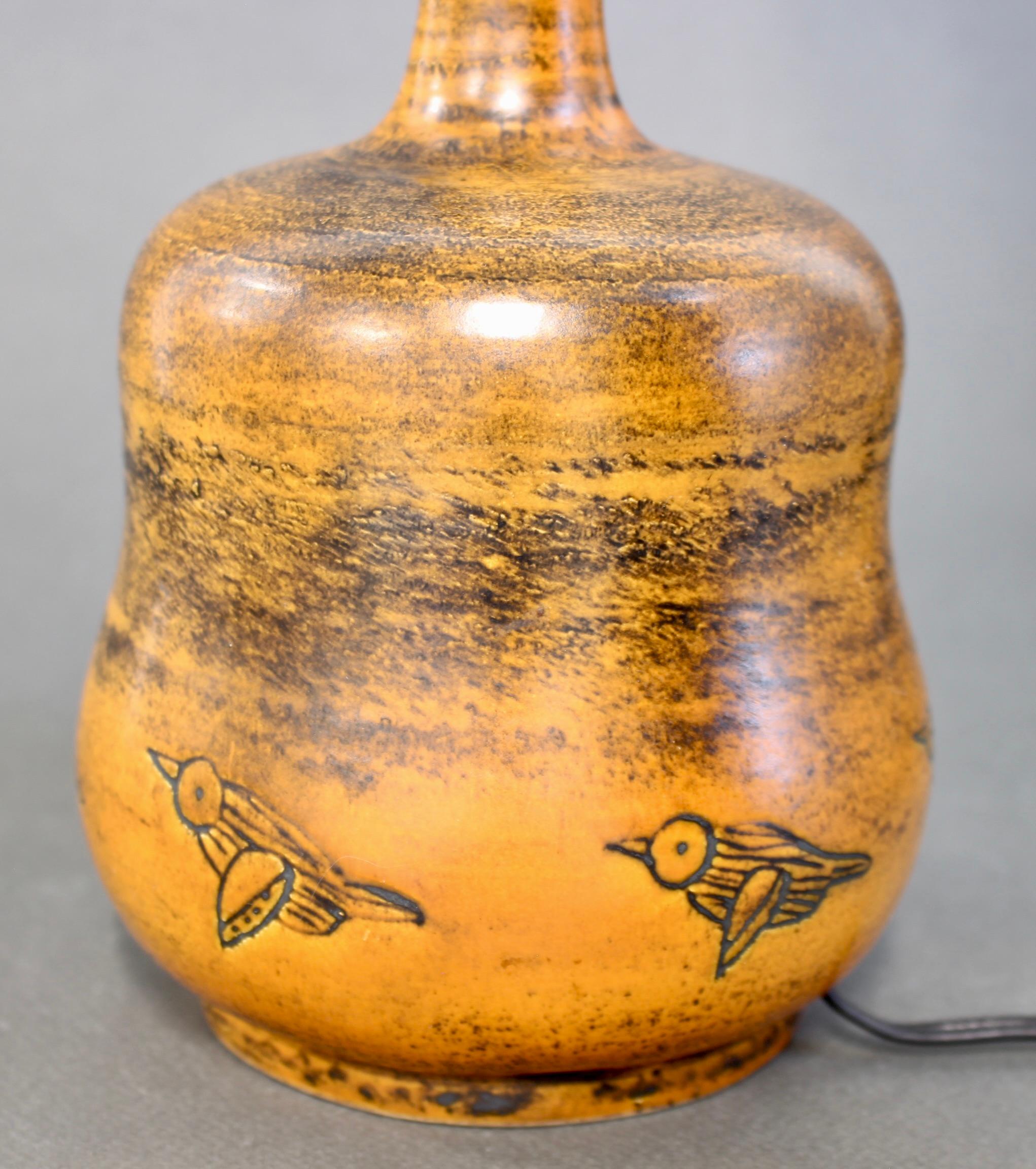 Céramique Lampe de table en céramique française du milieu du siècle par Jacques Blin (circa 1950) en vente