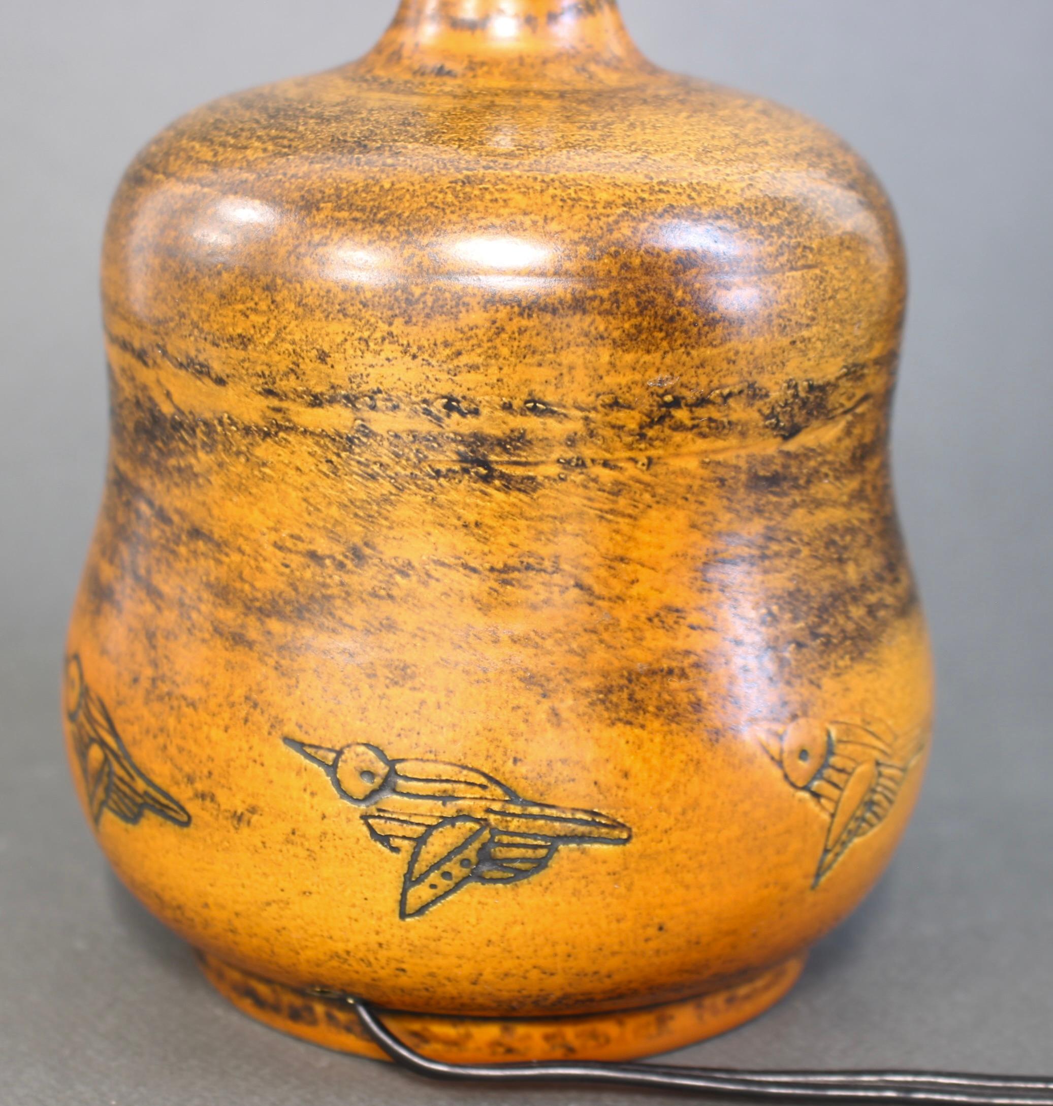 Lampe de table en céramique française du milieu du siècle par Jacques Blin (circa 1950) en vente 2