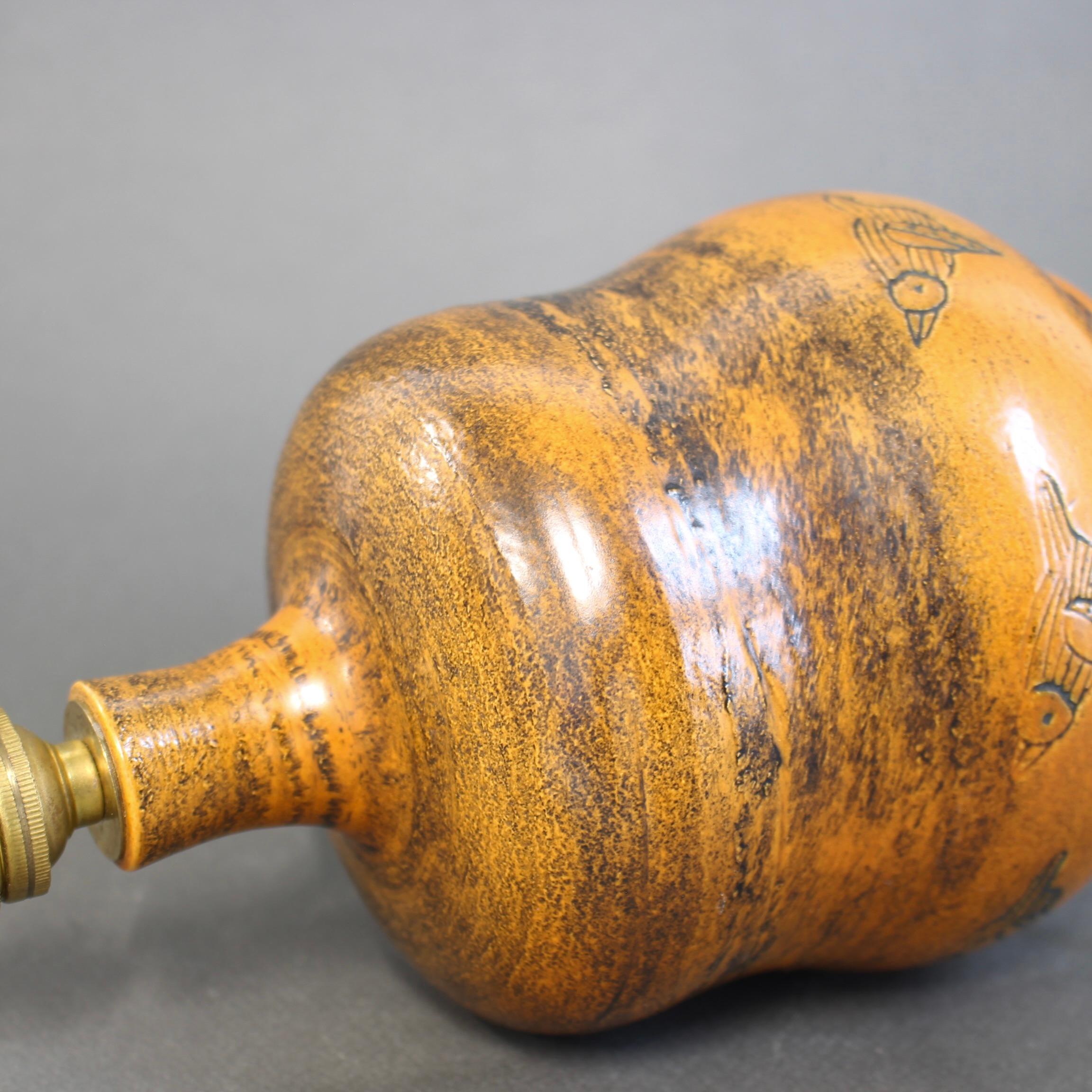 Lampe de table en céramique française du milieu du siècle par Jacques Blin (circa 1950) en vente 3