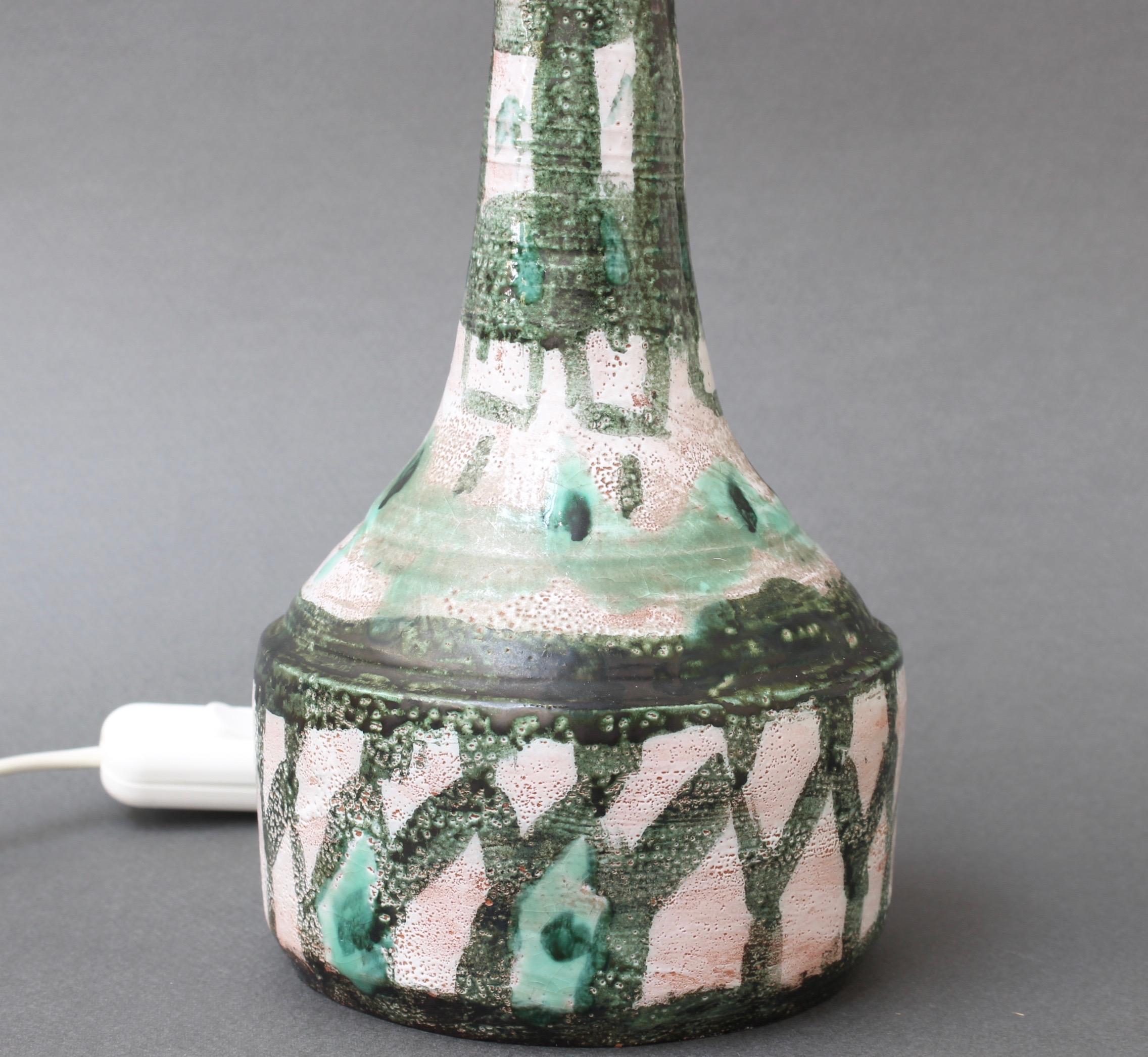 Midcentury French Ceramic Table Lamp, 'circa 1960s' 2