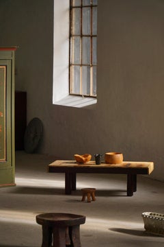 Mesa de centro de azulejos de cerámica francesa de mediados de siglo de Roger Capron, Vallauris, años 60