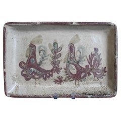 Mid-Century French Ceramic Tray by Gustave Reynaud / Le Mûrier