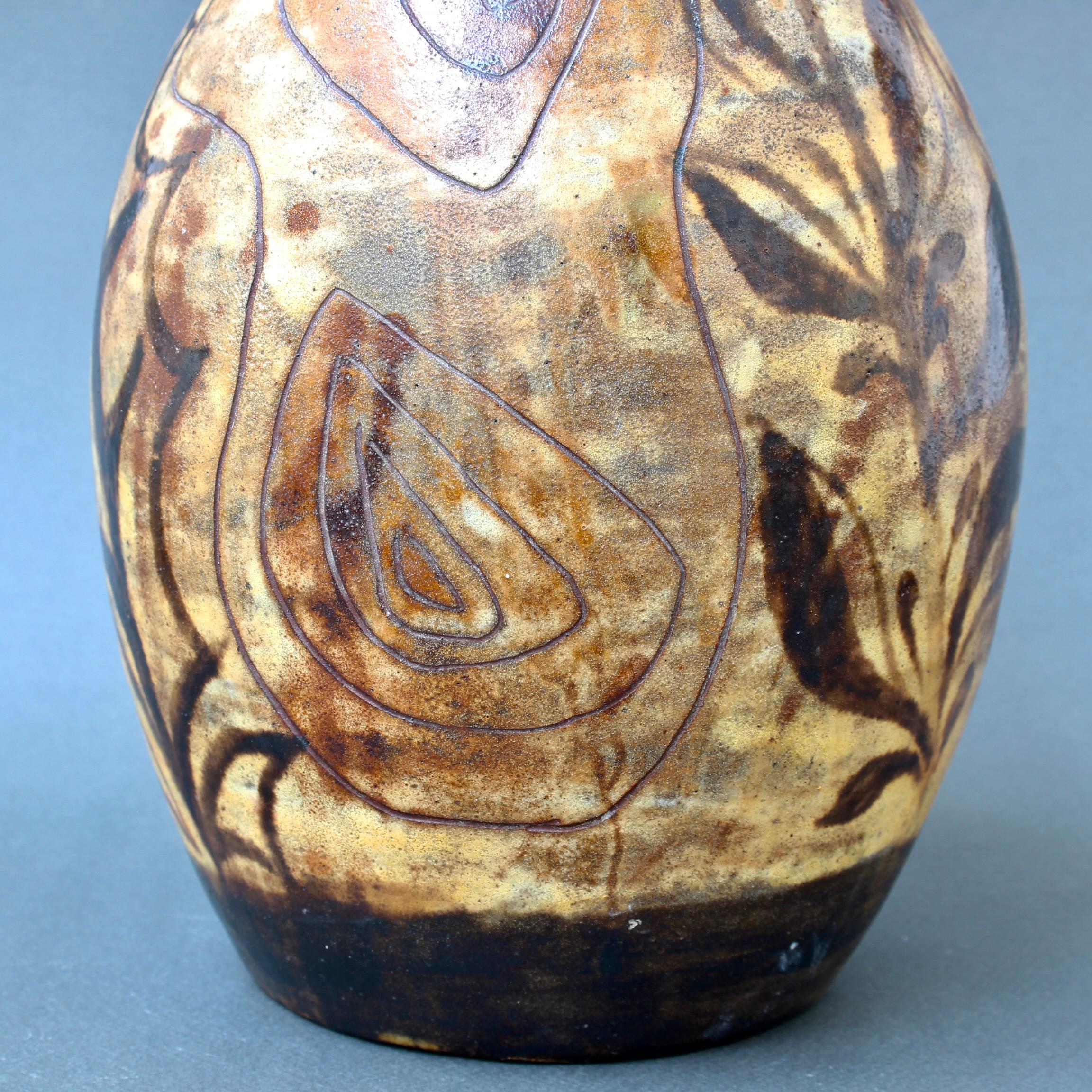 Mid-Century French Ceramic Vase by Alexandre Kostanda, 'circa 1960s' 4