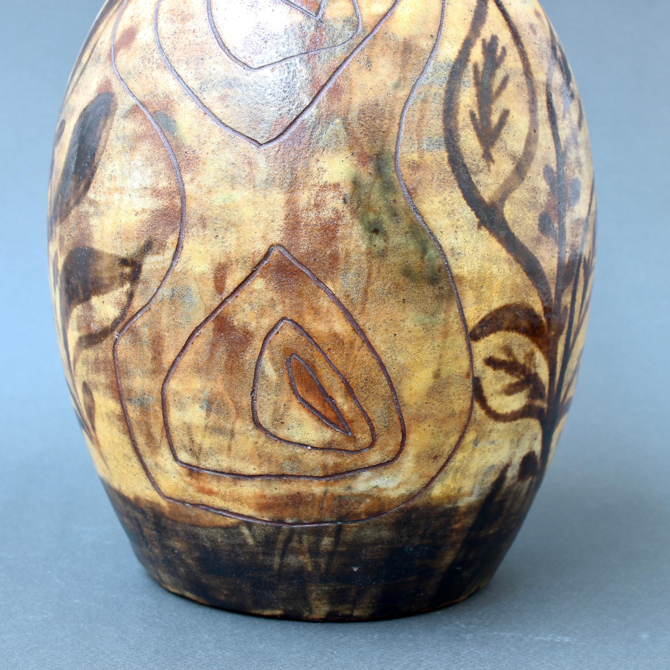Mid-Century French Ceramic Vase by Alexandre Kostanda, 'circa 1960s' 6
