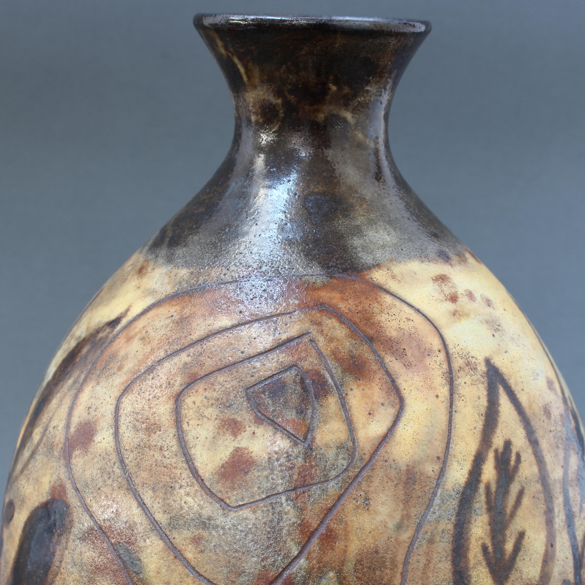Mid-Century French Ceramic Vase by Alexandre Kostanda, 'circa 1960s' 7
