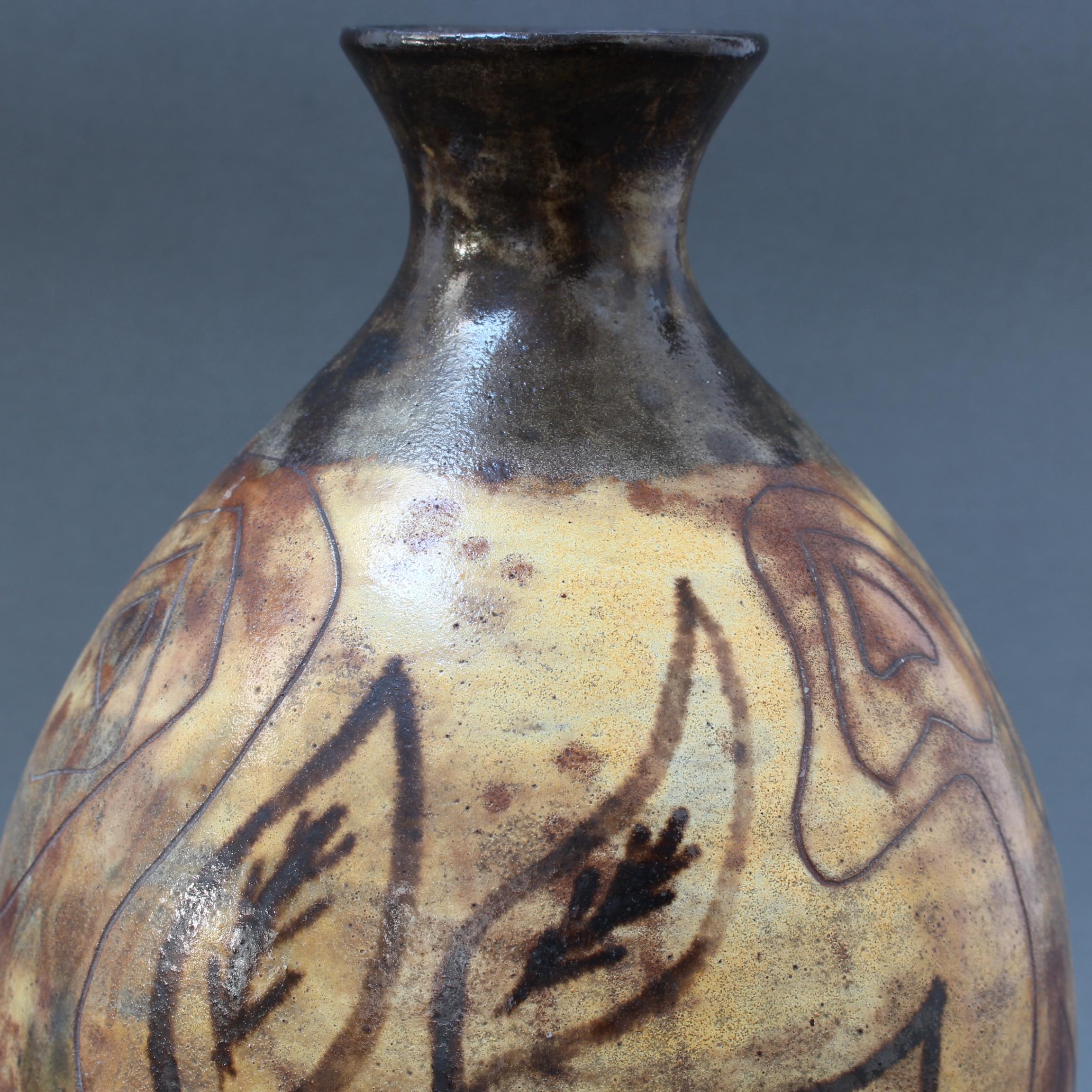 Mid-Century French Ceramic Vase by Alexandre Kostanda, 'circa 1960s' 8