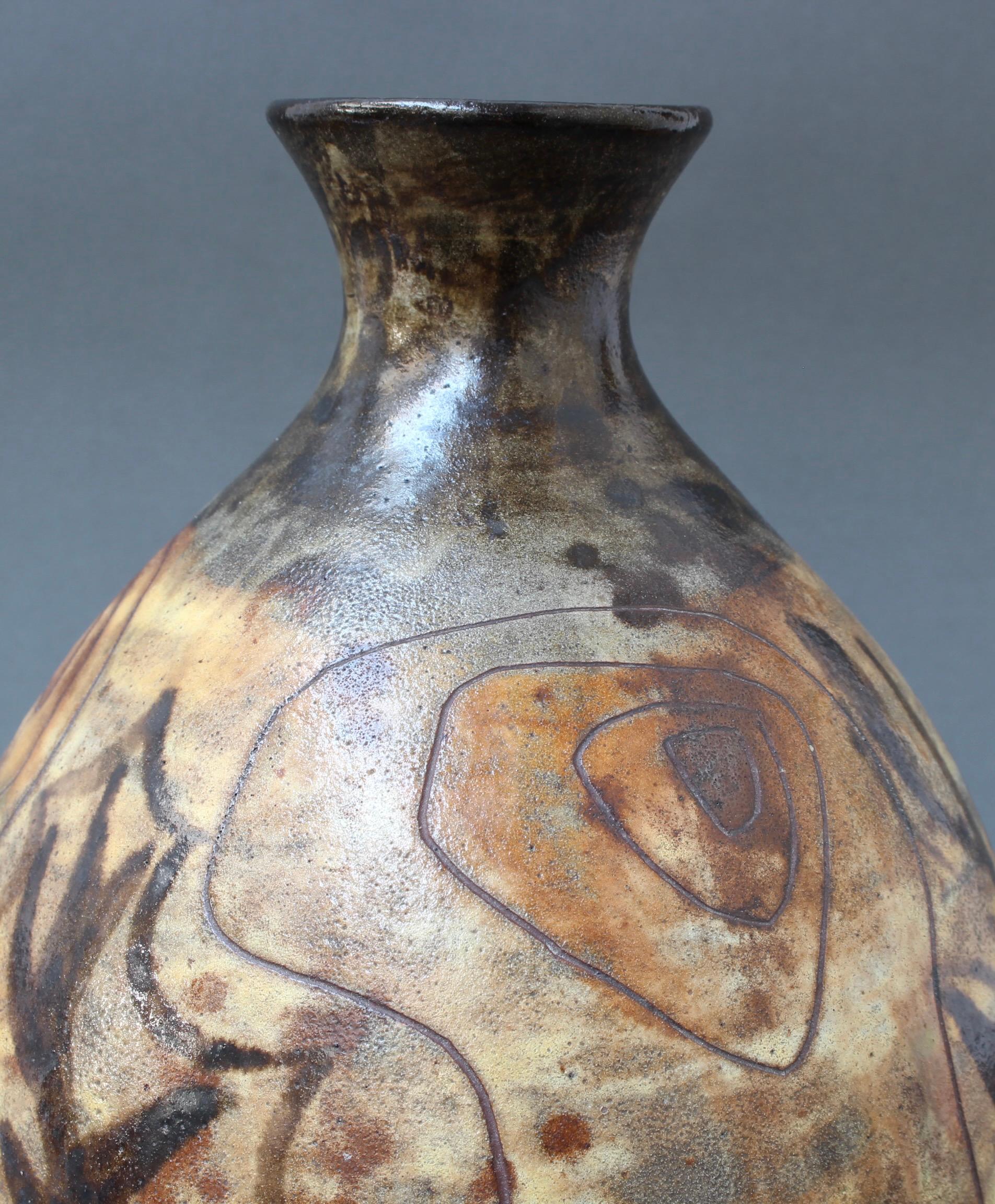 Mid-Century French Ceramic Vase by Alexandre Kostanda, 'circa 1960s' 10