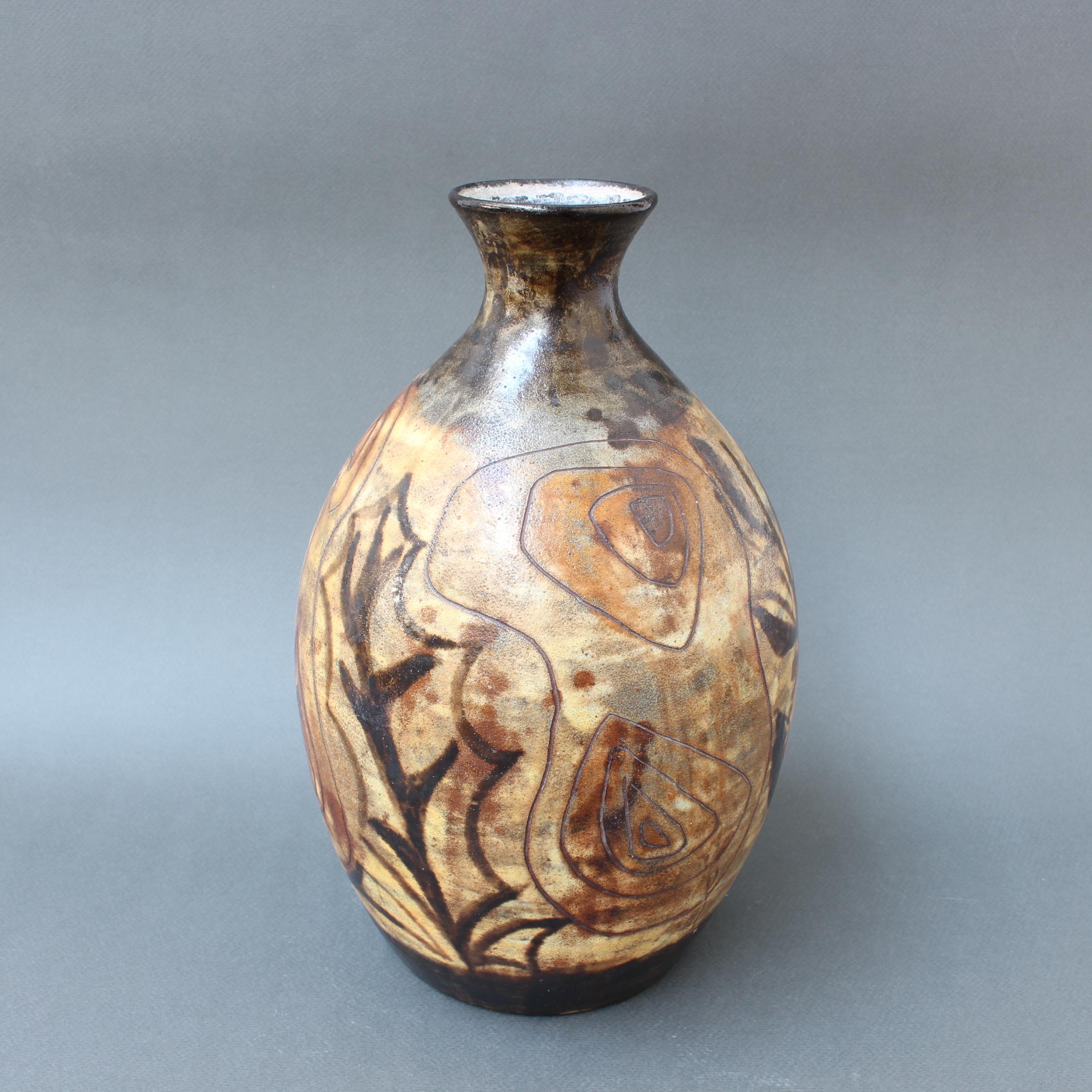 Mid-Century French Ceramic Vase by Alexandre Kostanda, 'circa 1960s' 11