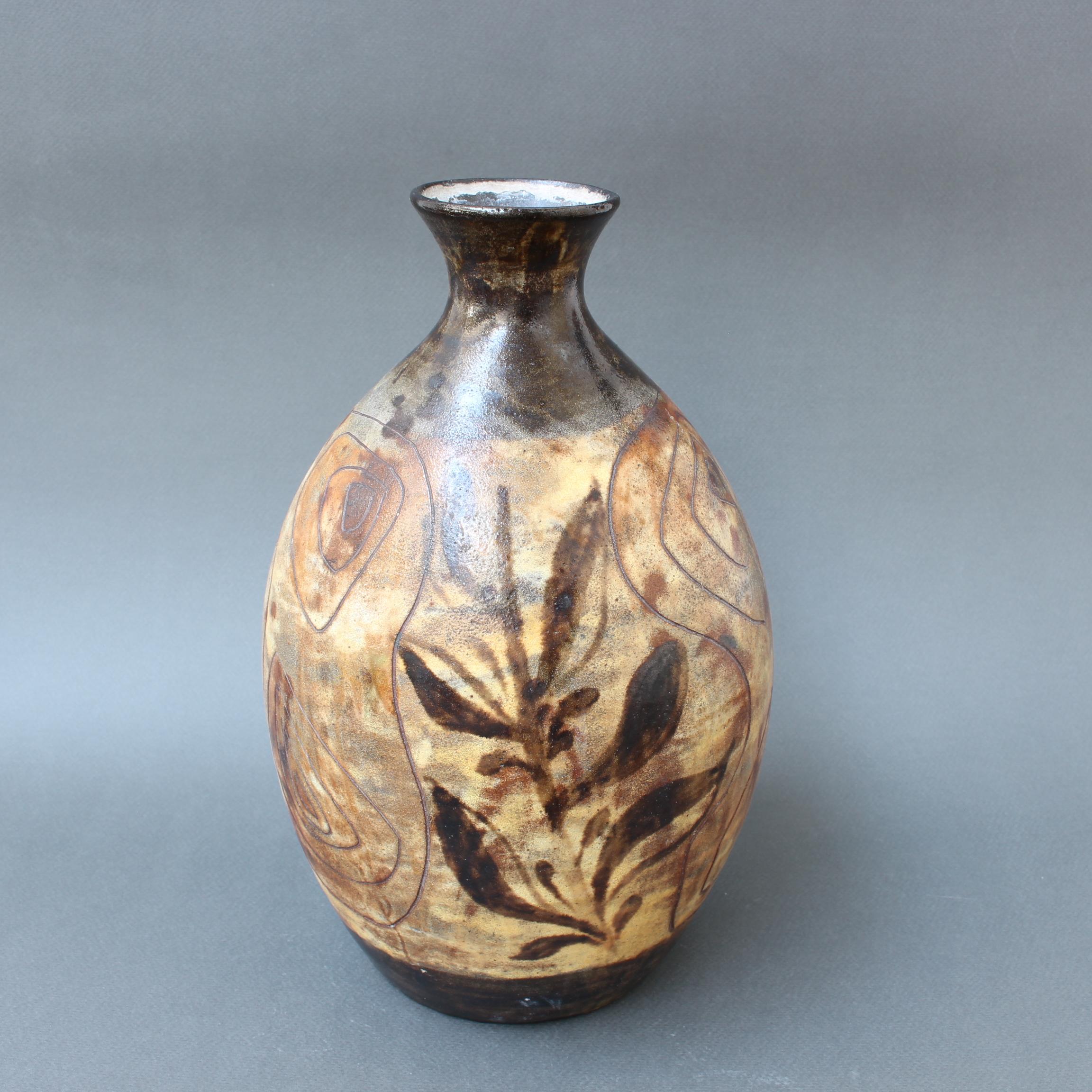 Mid-Century French Ceramic Vase by Alexandre Kostanda, 'circa 1960s' 12