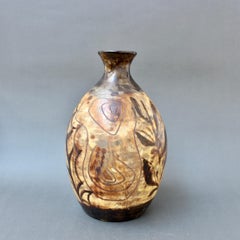 Mid-Century French Ceramic Vase by Alexandre Kostanda, 'circa 1960s'