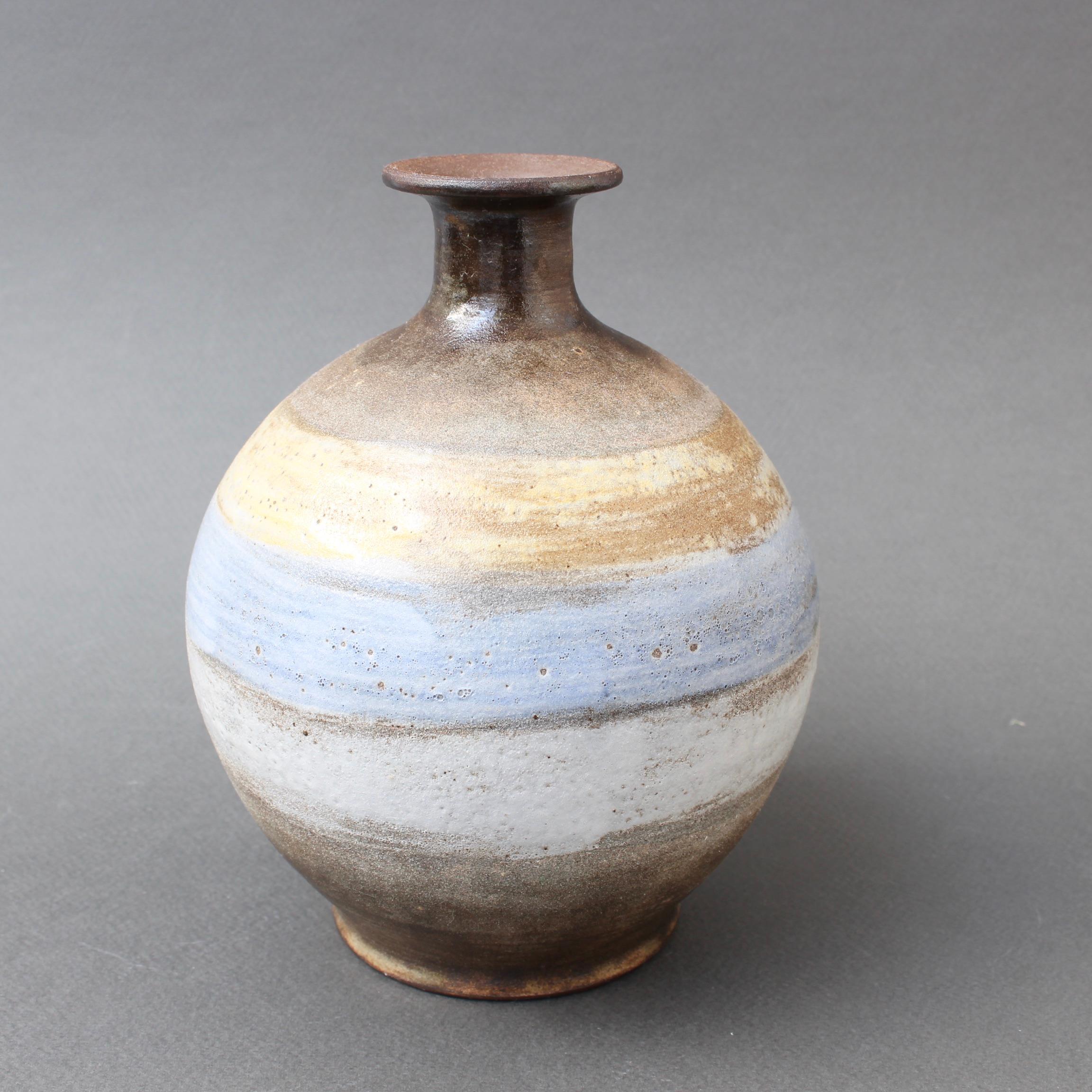 Midcentury French Ceramic Vase by Alexandre Kostanda, circa 1960s In Good Condition For Sale In London, GB