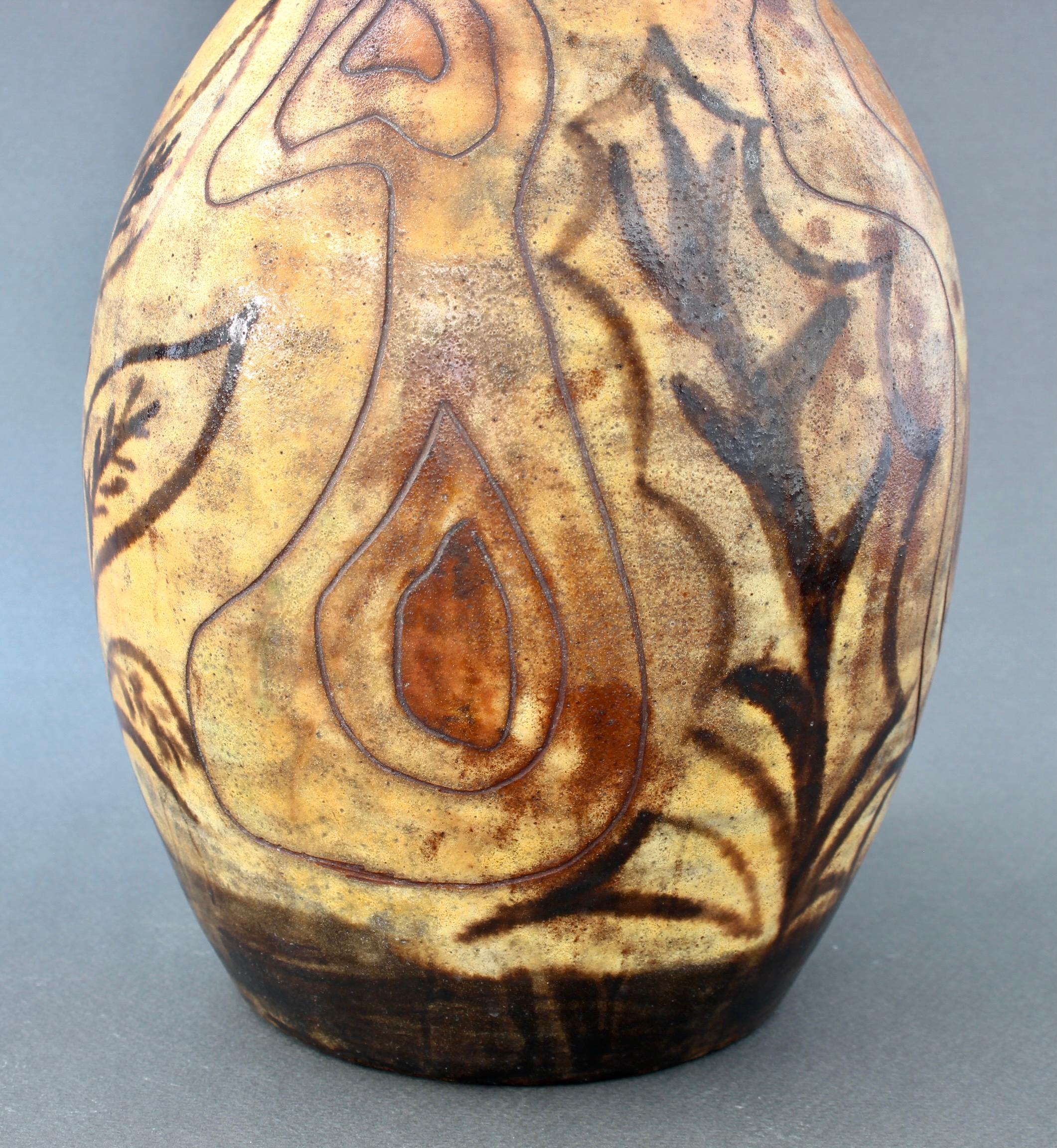 Mid-Century French Ceramic Vase by Alexandre Kostanda, 'circa 1960s' 2