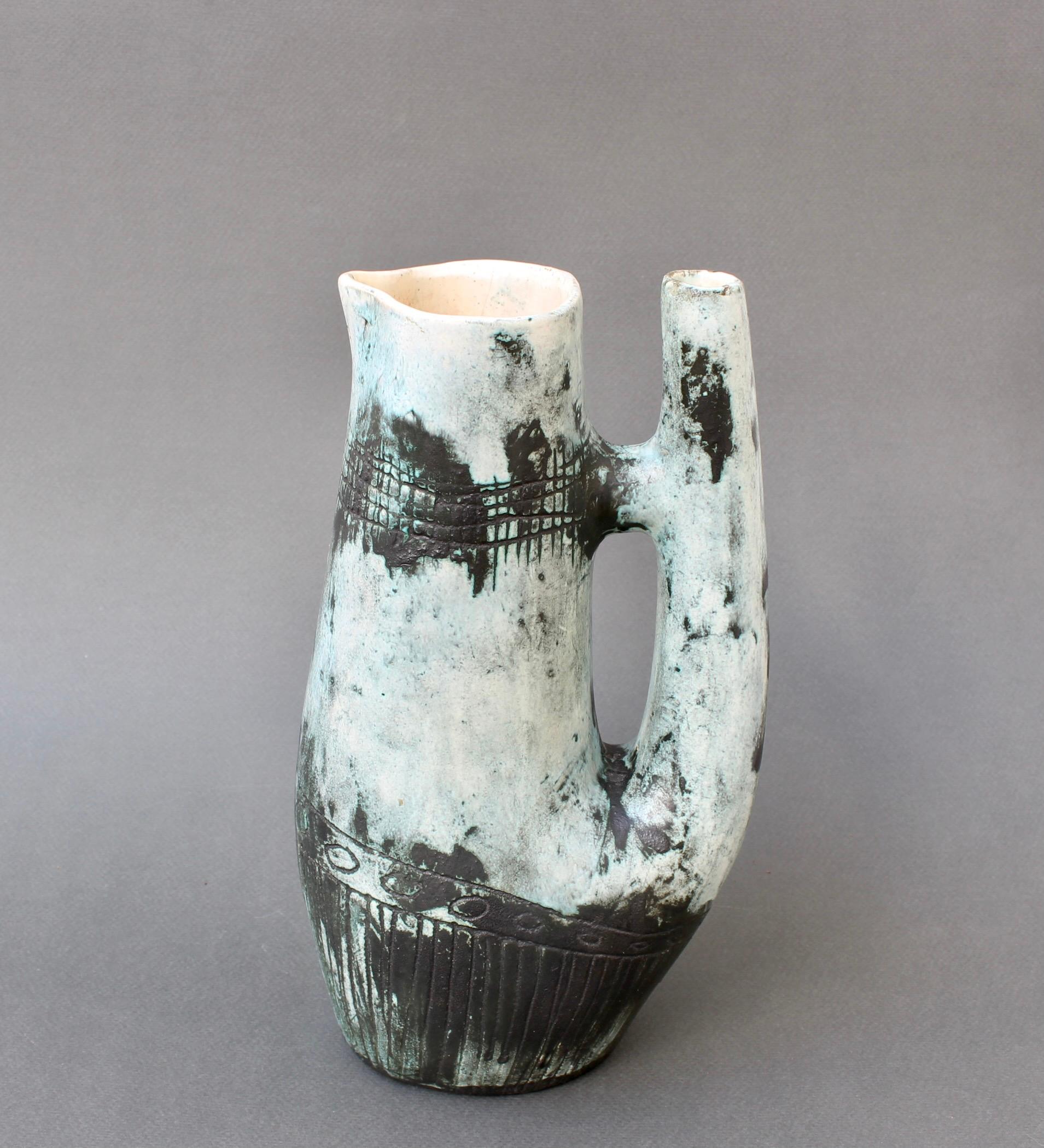 Mid-Century French Ceramic Vase by Jacques Blin 'circa 1950s' For Sale 5