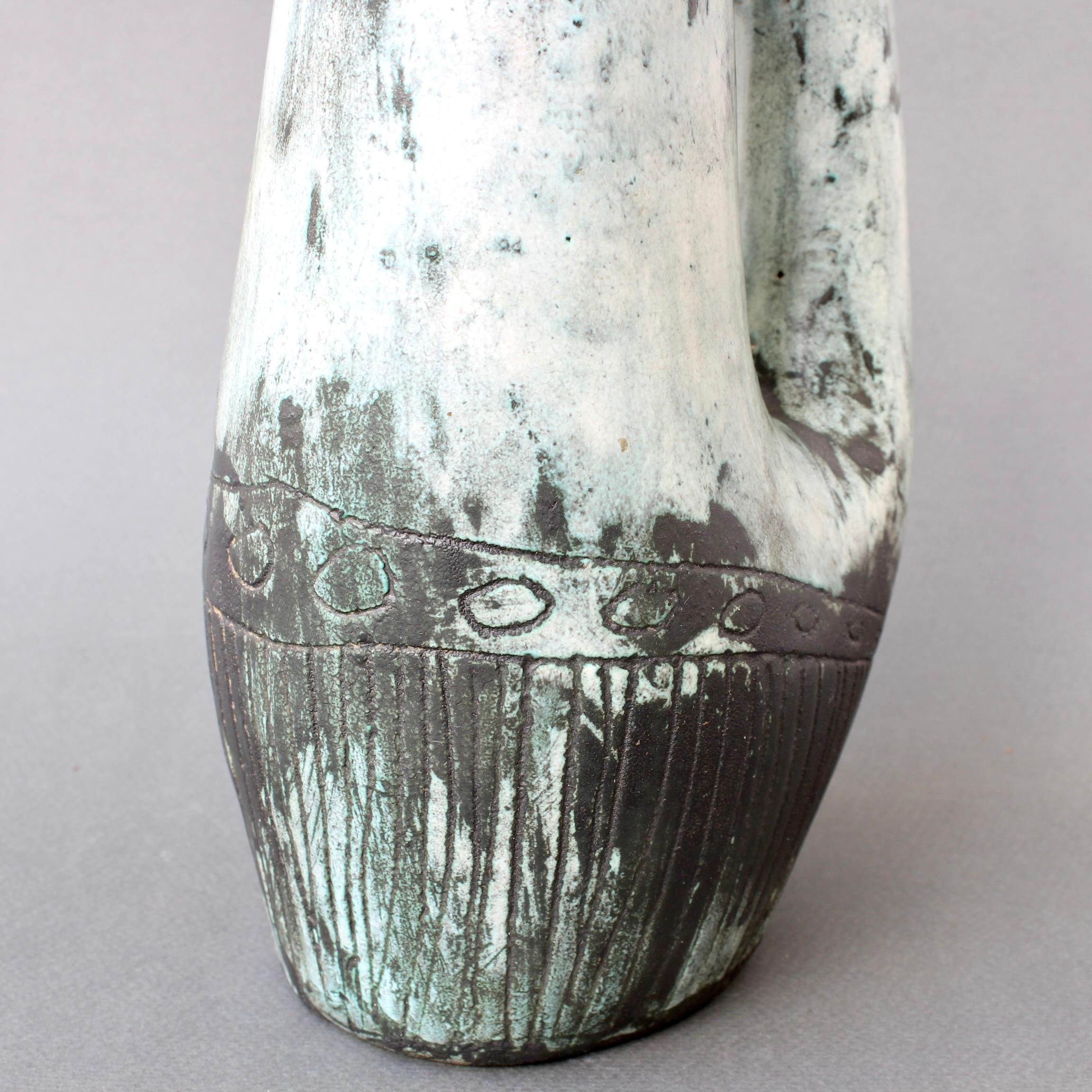 Mid-Century French Ceramic Vase by Jacques Blin 'circa 1950s' For Sale 7