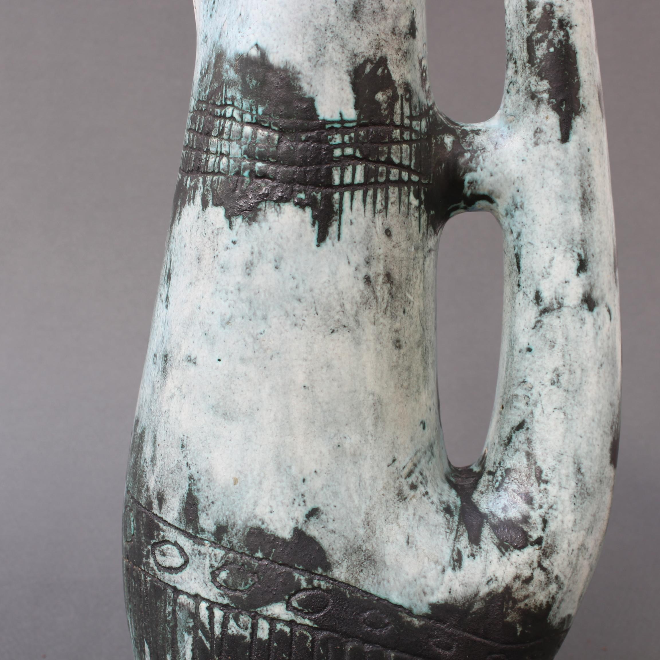 Mid-Century French Ceramic Vase by Jacques Blin 'circa 1950s' For Sale 11