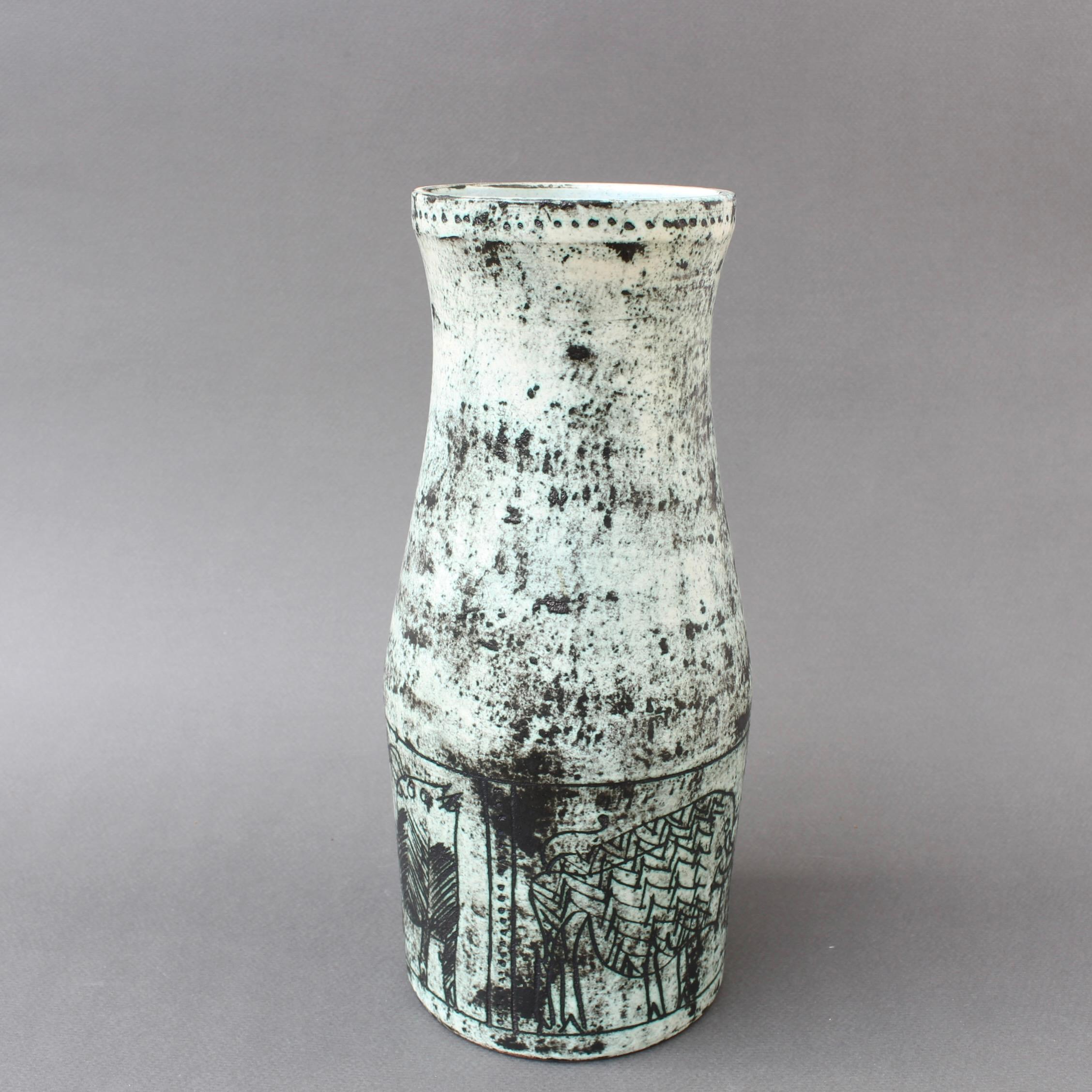 Mid-Century French Ceramic Vase by Jacques Blin 'circa 1950s' In Good Condition In London, GB