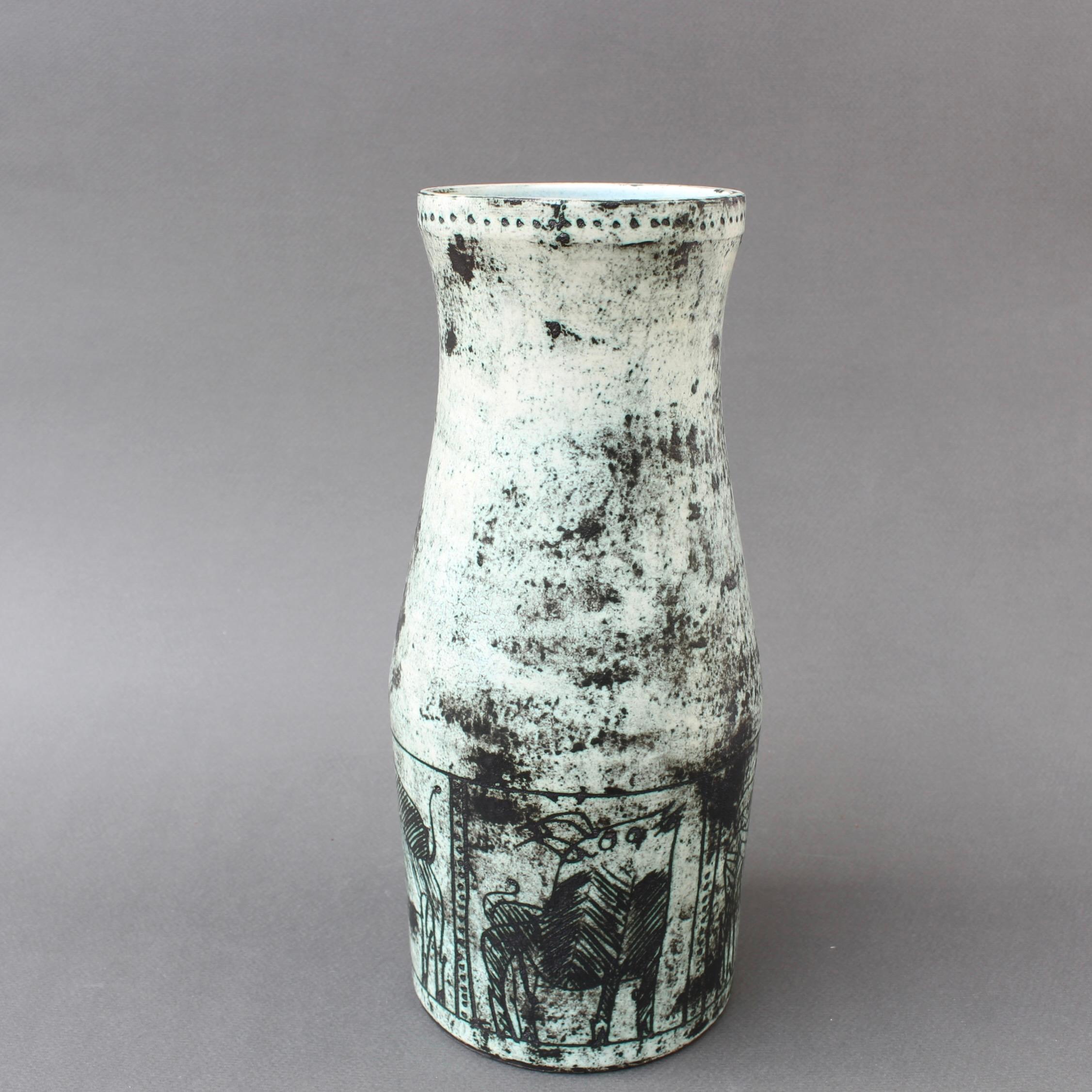 Mid-20th Century Mid-Century French Ceramic Vase by Jacques Blin 'circa 1950s'