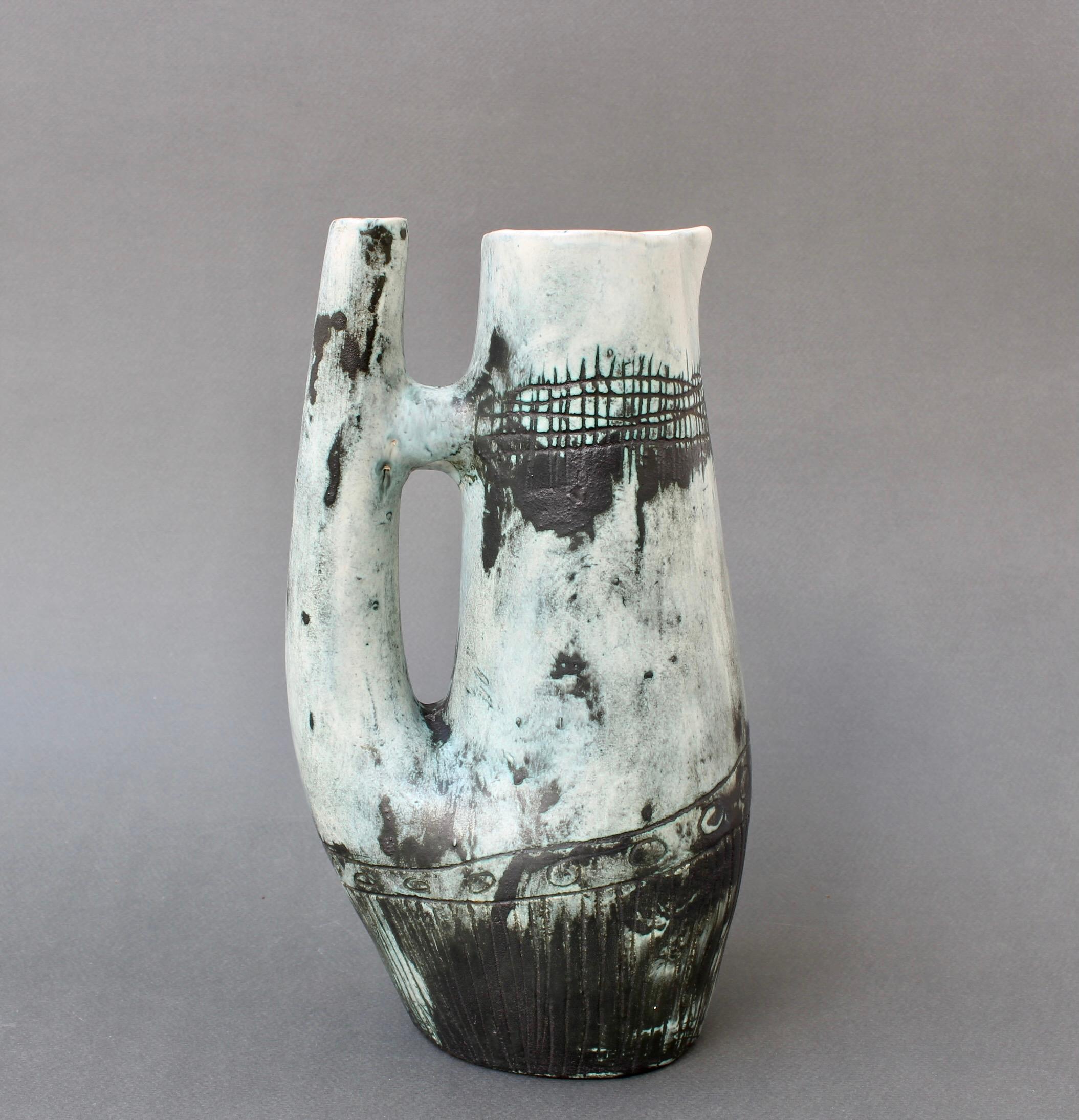 Mid-20th Century Mid-Century French Ceramic Vase by Jacques Blin 'circa 1950s' For Sale