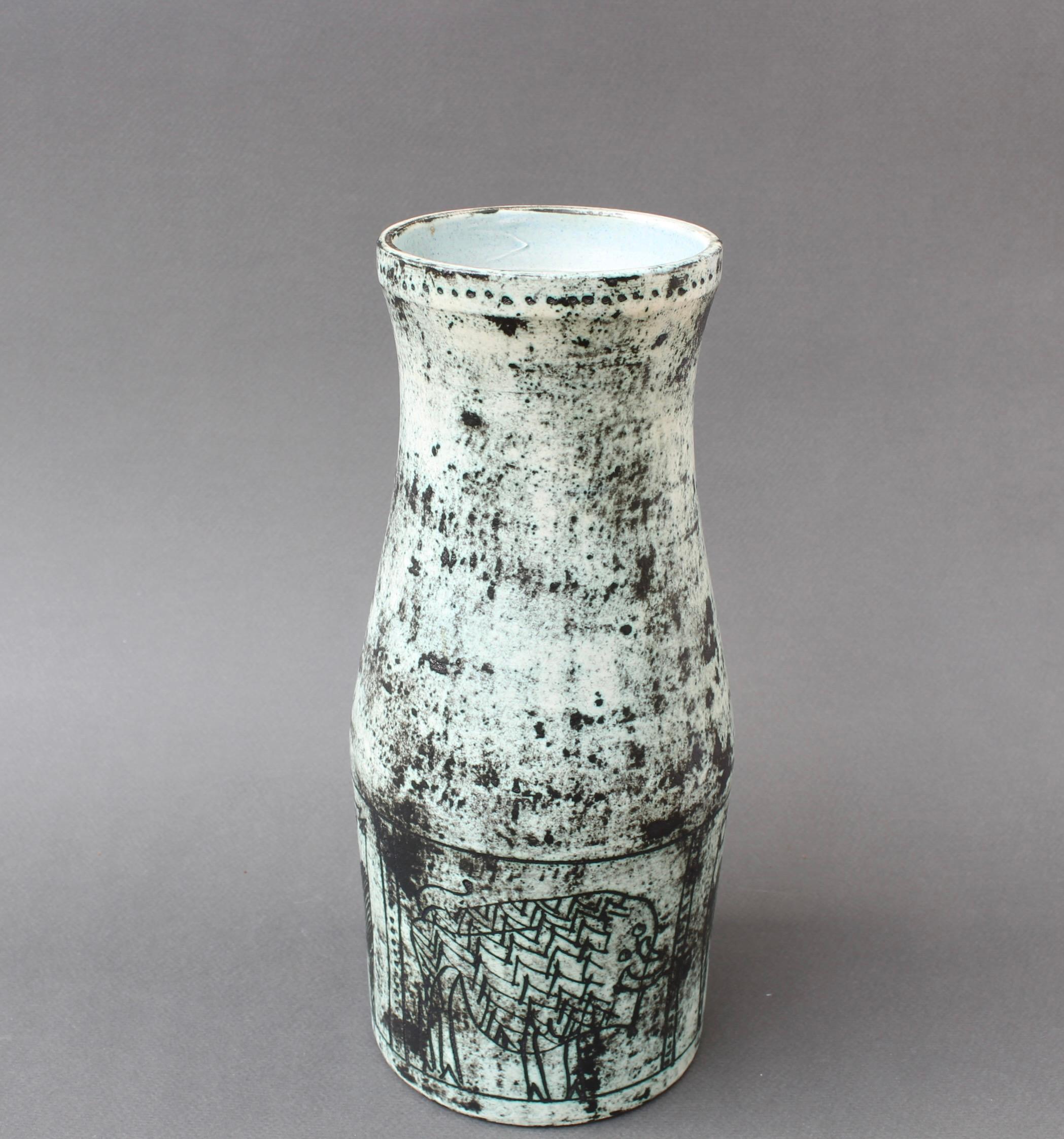 Mid-Century French Ceramic Vase by Jacques Blin 'circa 1950s' 2