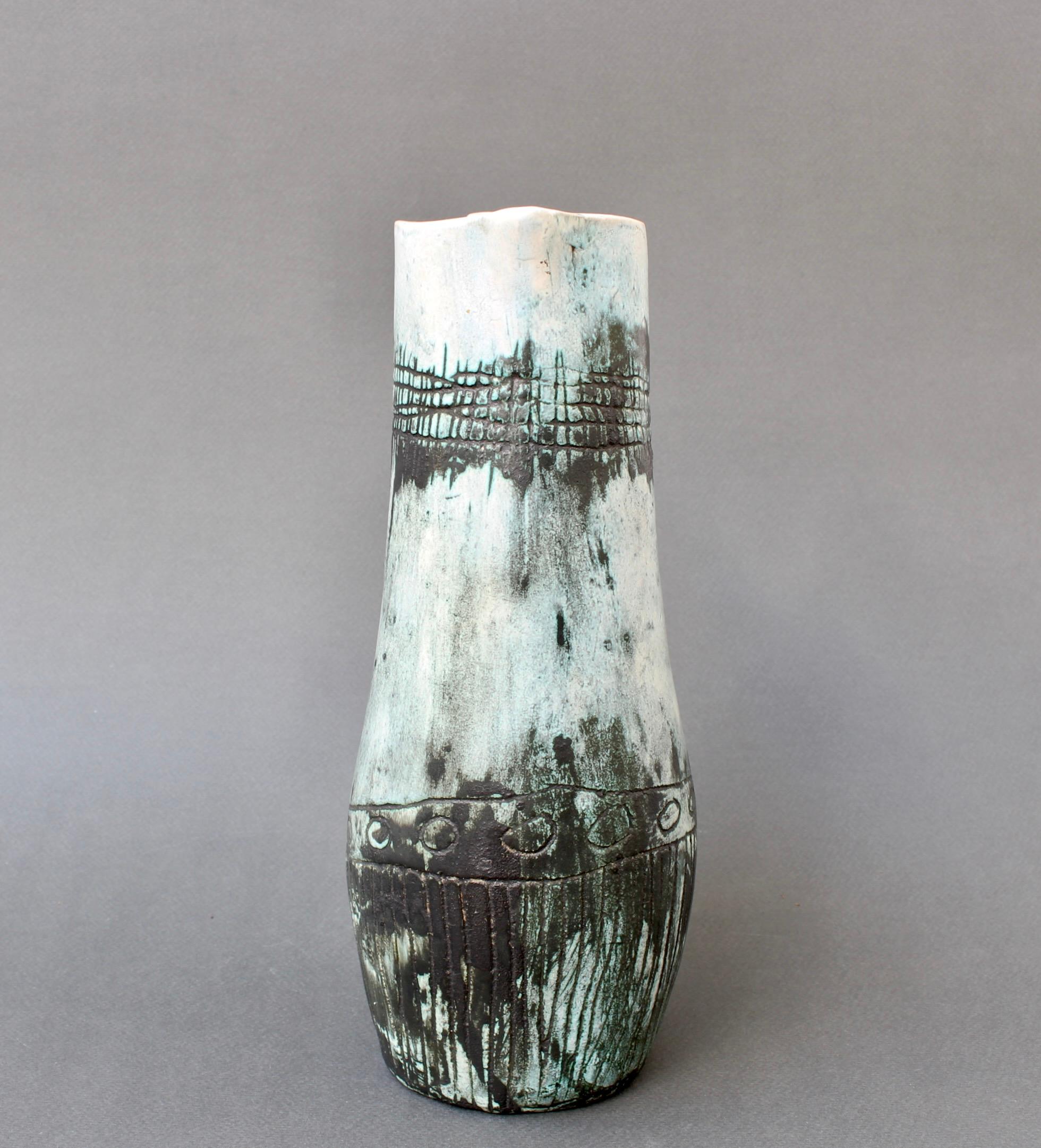 Mid-Century French Ceramic Vase by Jacques Blin 'circa 1950s' For Sale 2