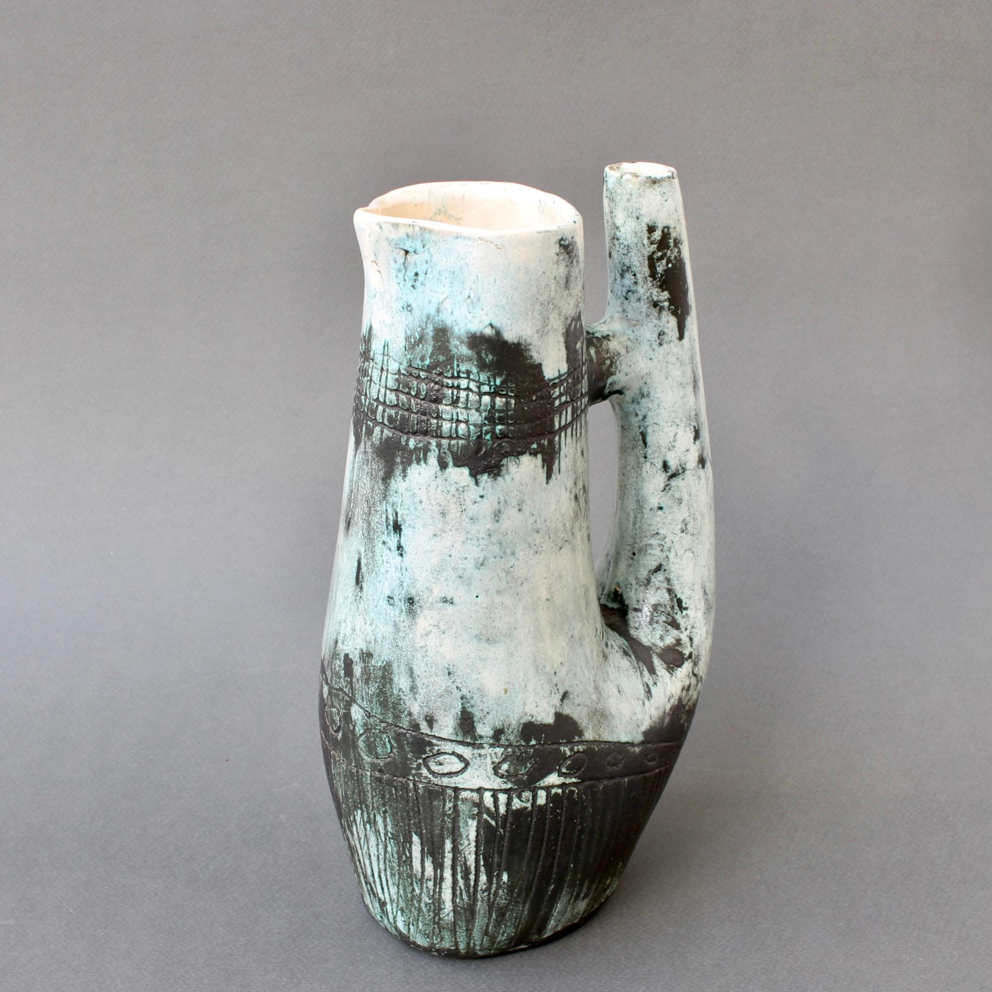 Mid-Century French Ceramic Vase by Jacques Blin 'circa 1950s' For Sale 4