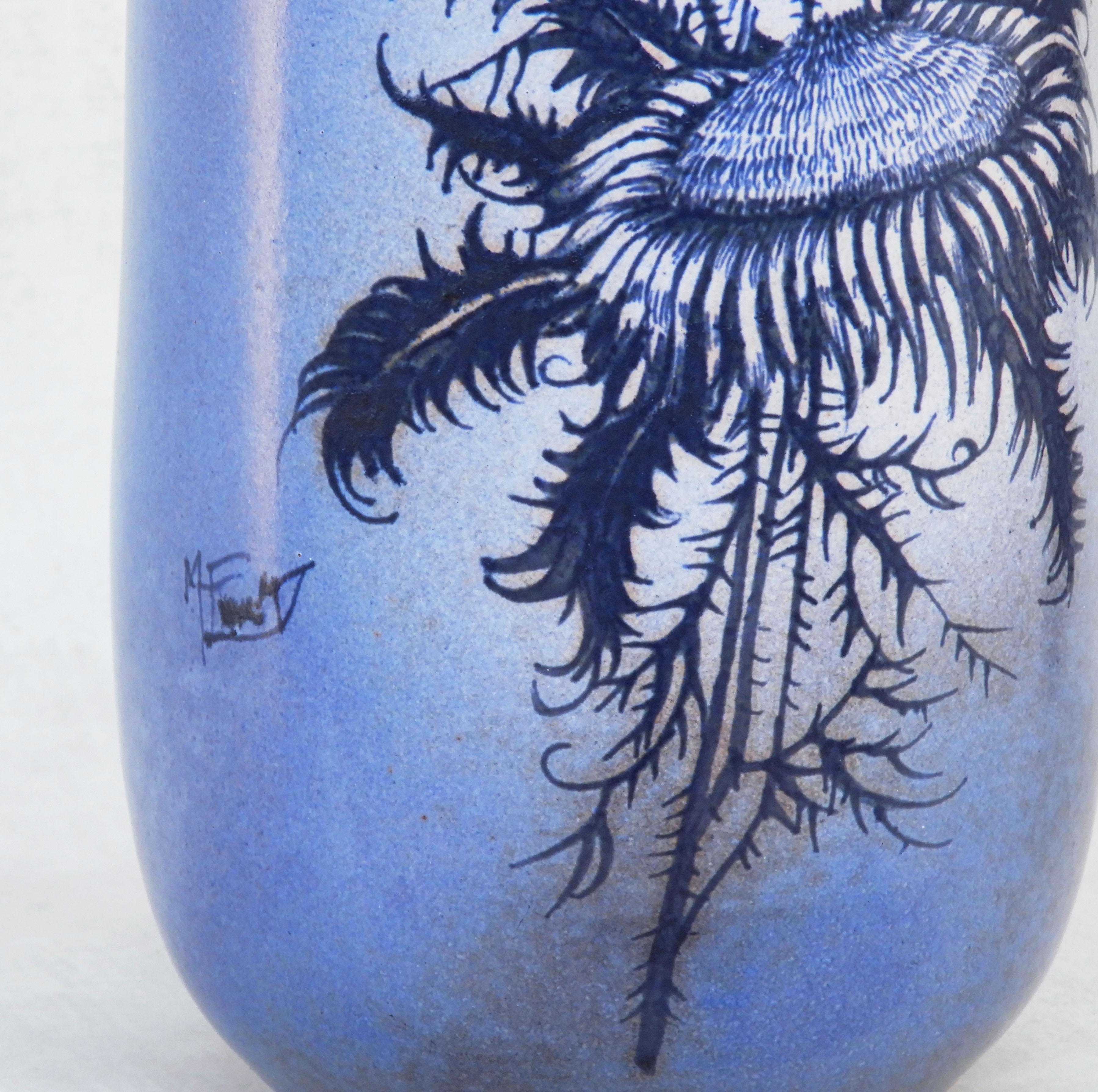 European Mid-Century French Ceramic Vase by Jacques Fonck et Jean Mateo for Vallauris For Sale