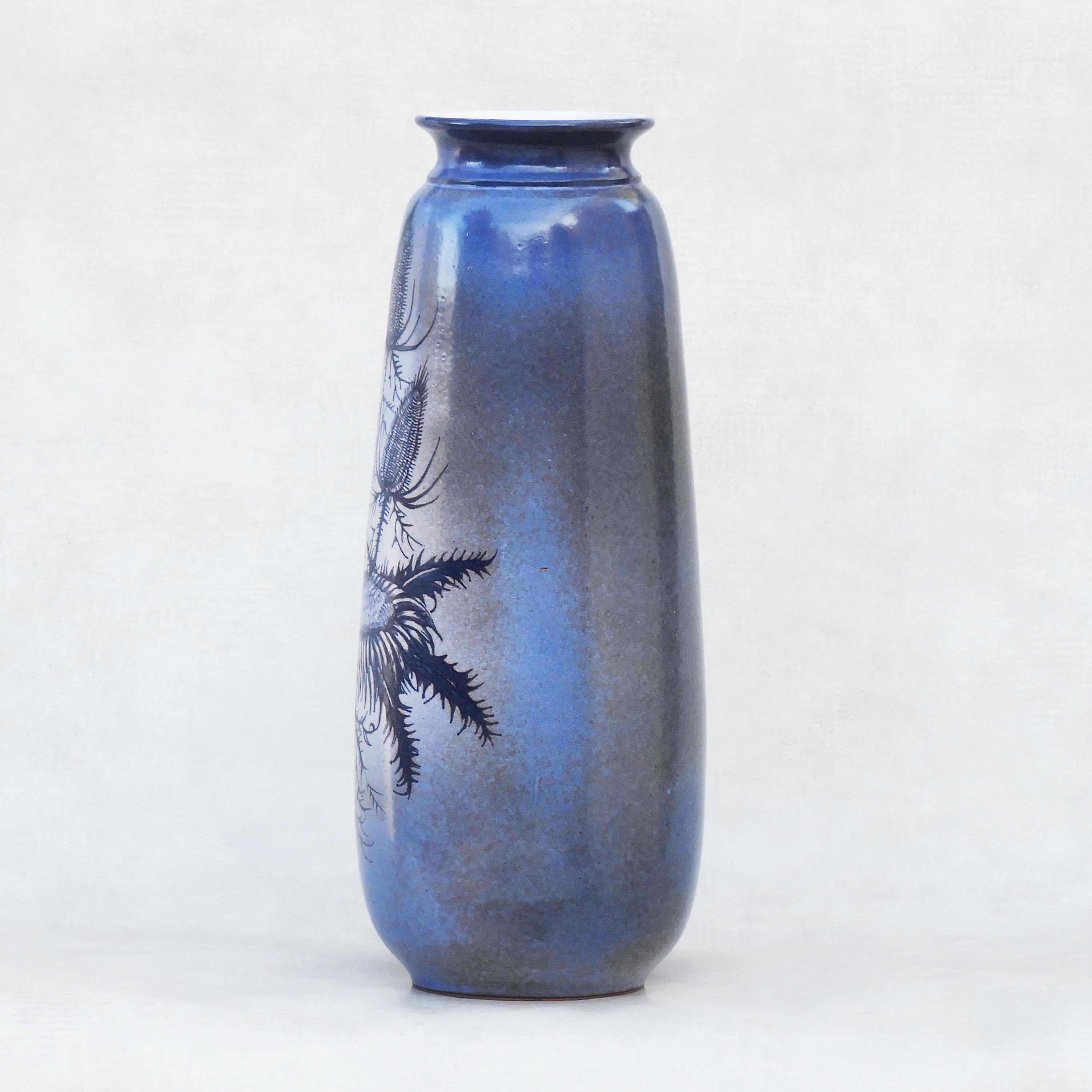 Vase en céramique française du milieu du siècle dernier de Jacques Fonck et Jean Mateo pour Vallauris en vente 1