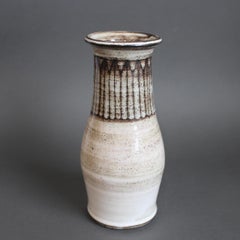 Vaso in ceramica francese di metà secolo di Jacques Pouchain - Atelier A Dieulefit