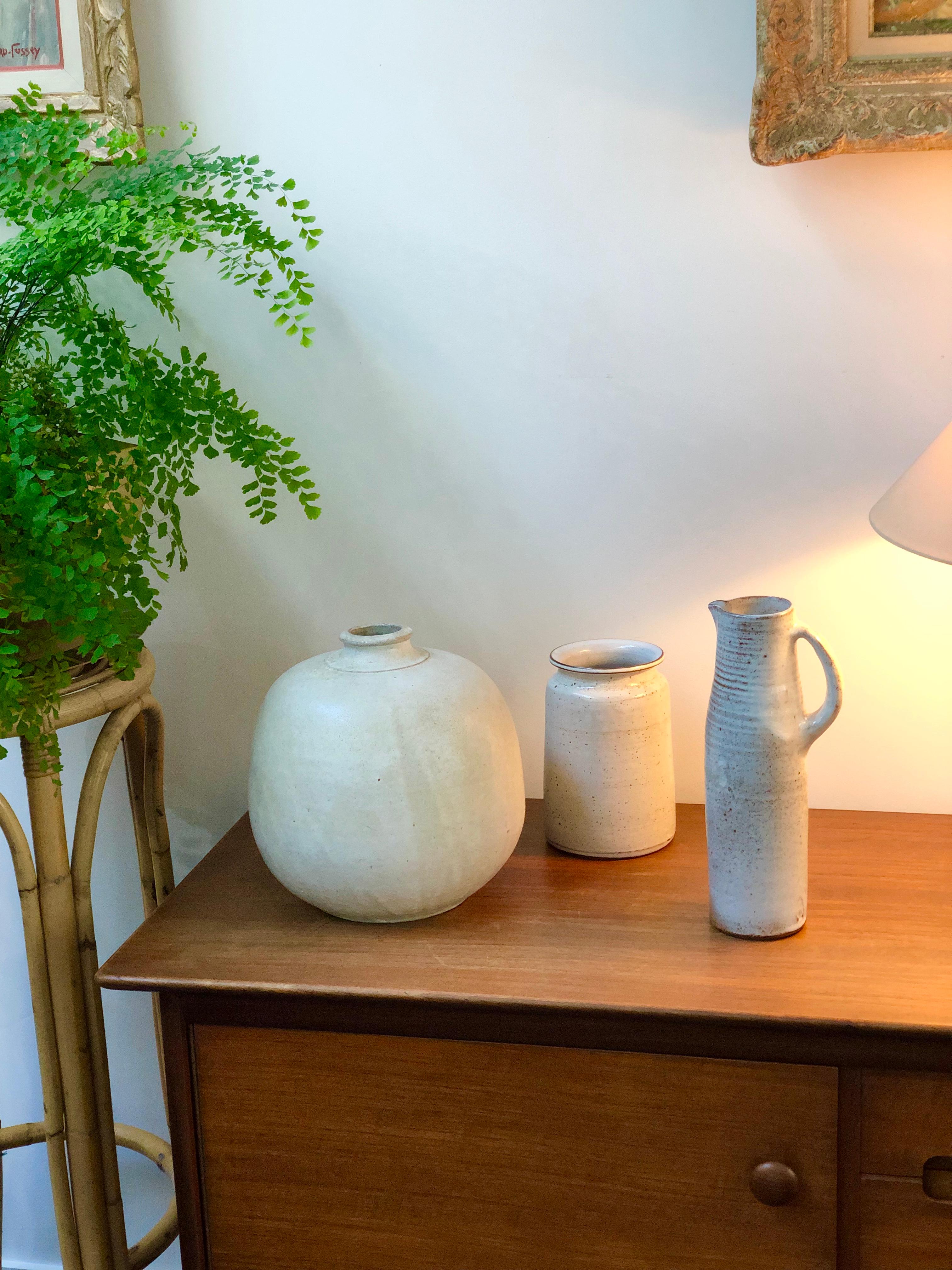 Mid-Century Modern Midcentury French Ceramic Vase by Jacques Pouchain / Atelier Dieulefit