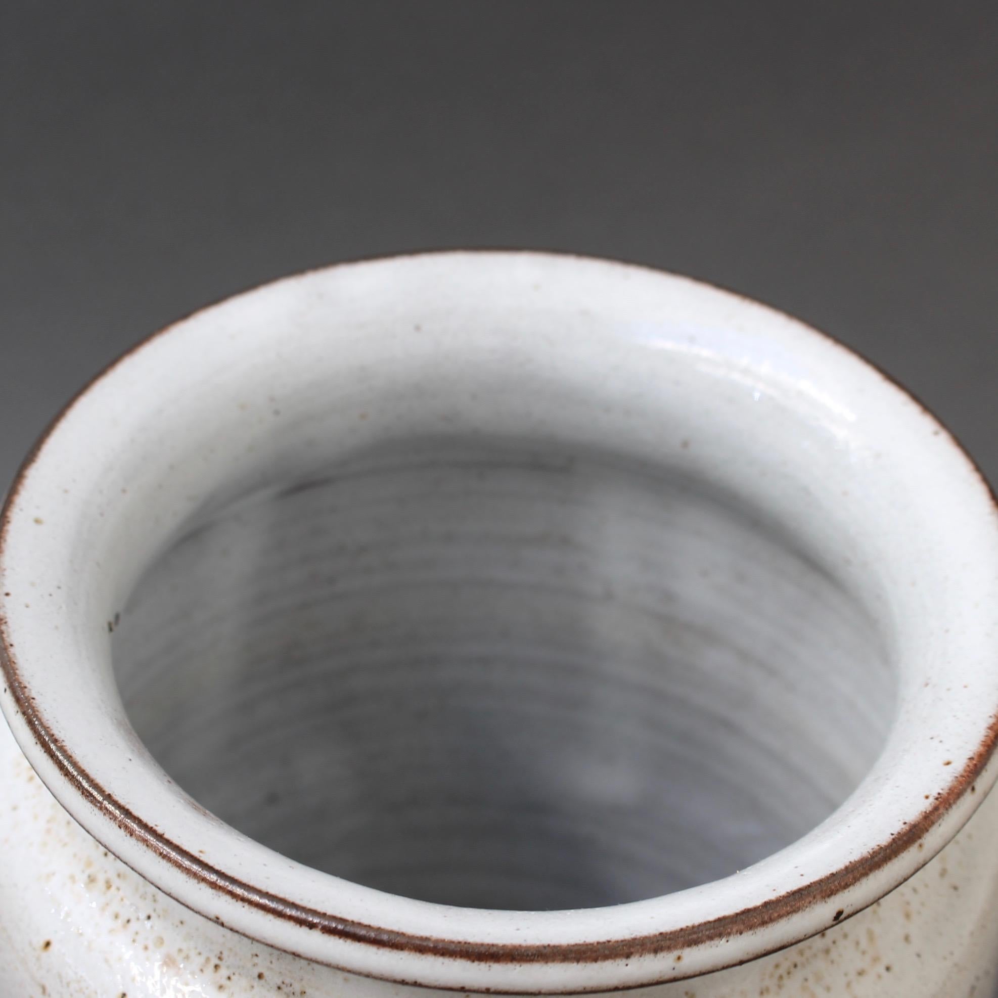Mid-20th Century Midcentury French Ceramic Vase by Jacques Pouchain / Atelier Dieulefit