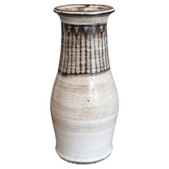 Vaso in ceramica francese di metà secolo di Jacques Pouchain - Atelier A Dieulefit