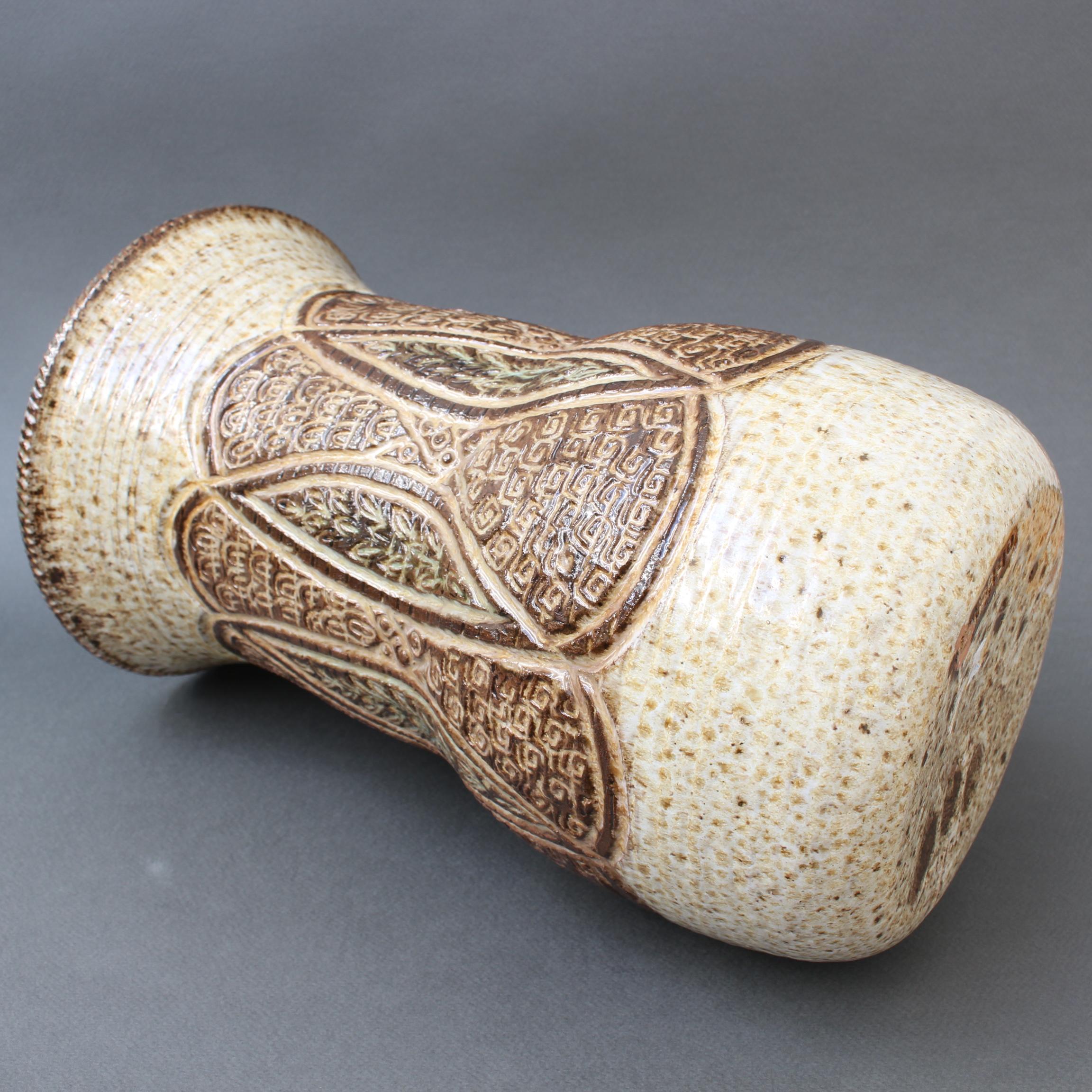 Midcentury French Ceramic Vase by Marcel Giraud, circa 1960s 7
