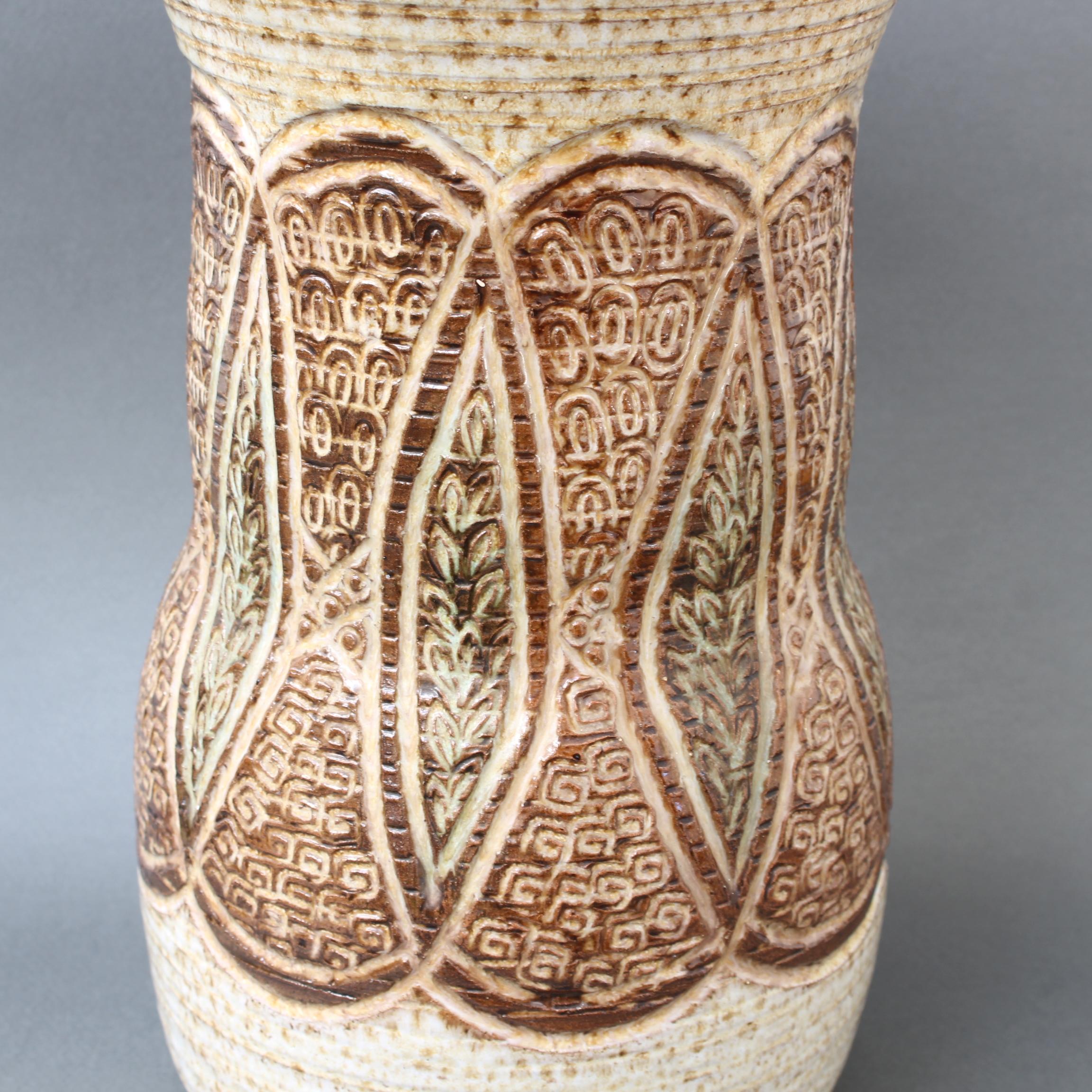 Midcentury French Ceramic Vase by Marcel Giraud, circa 1960s 1