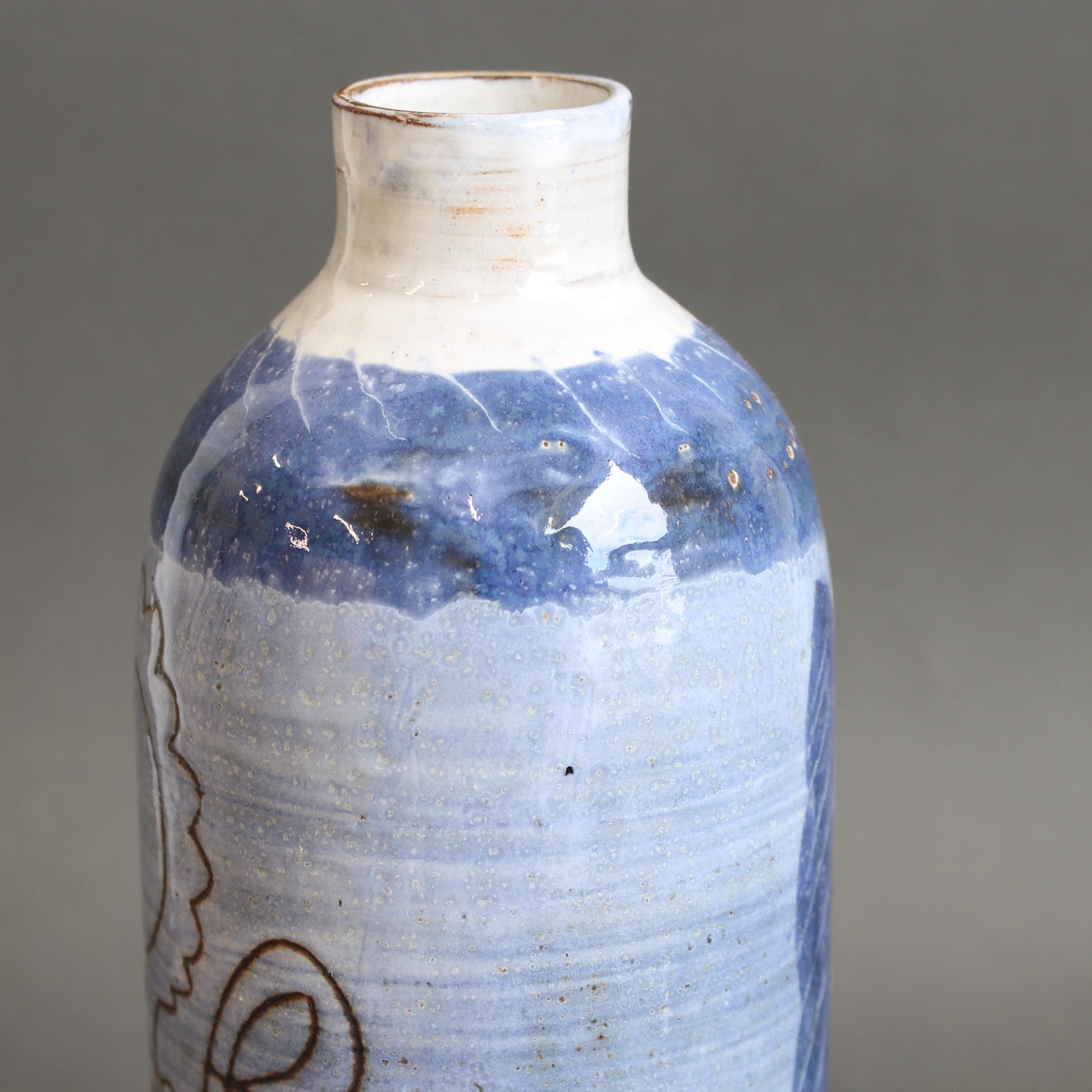 Vase en céramique français du milieu du siècle par Michel Barbier (circa 1960) en vente 3