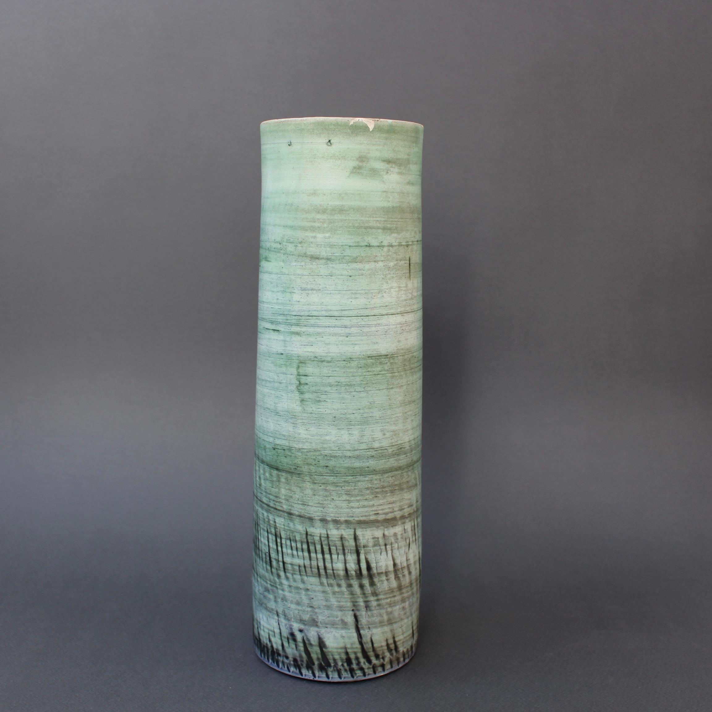 Mid-Century French Ceramic Vase by Tapis Vert, circa 1960s In Fair Condition In London, GB