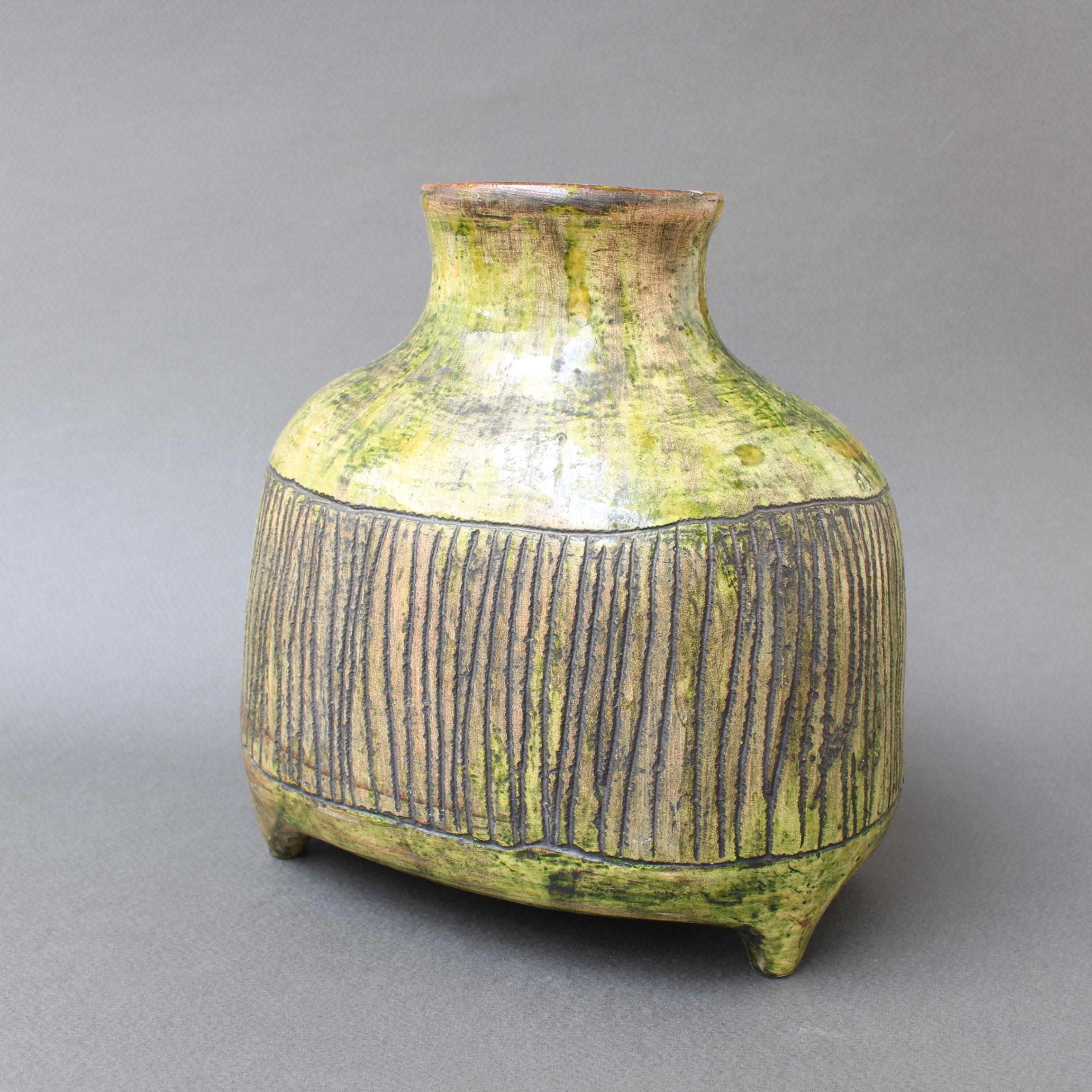 Midcentury French Ceramic Vase 'circa 1960s' In Good Condition In London, GB