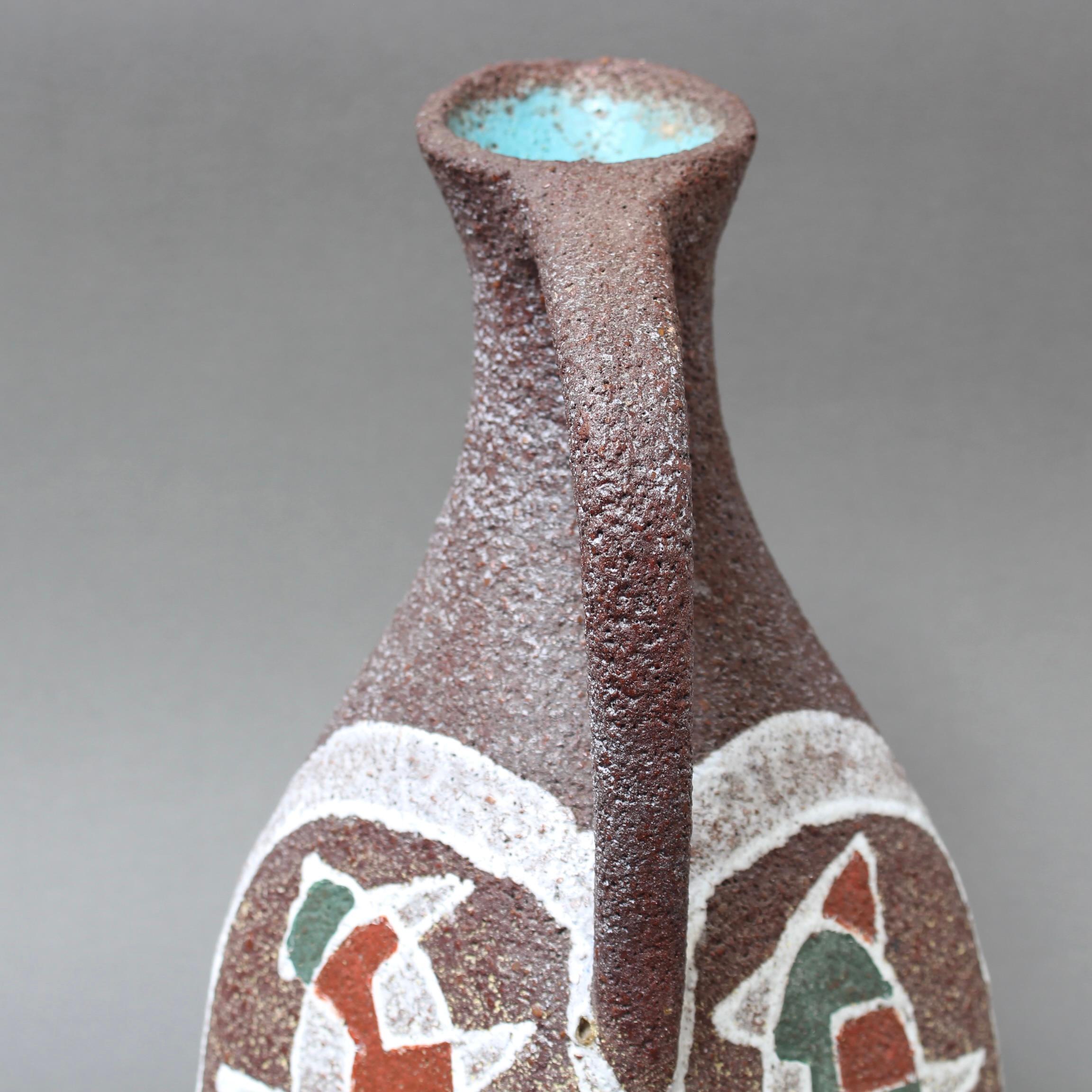 Französische Keramikvase / Krug aus der Mitte des Jahrhunderts von Accolay (ca. 1960er Jahre) im Angebot 6