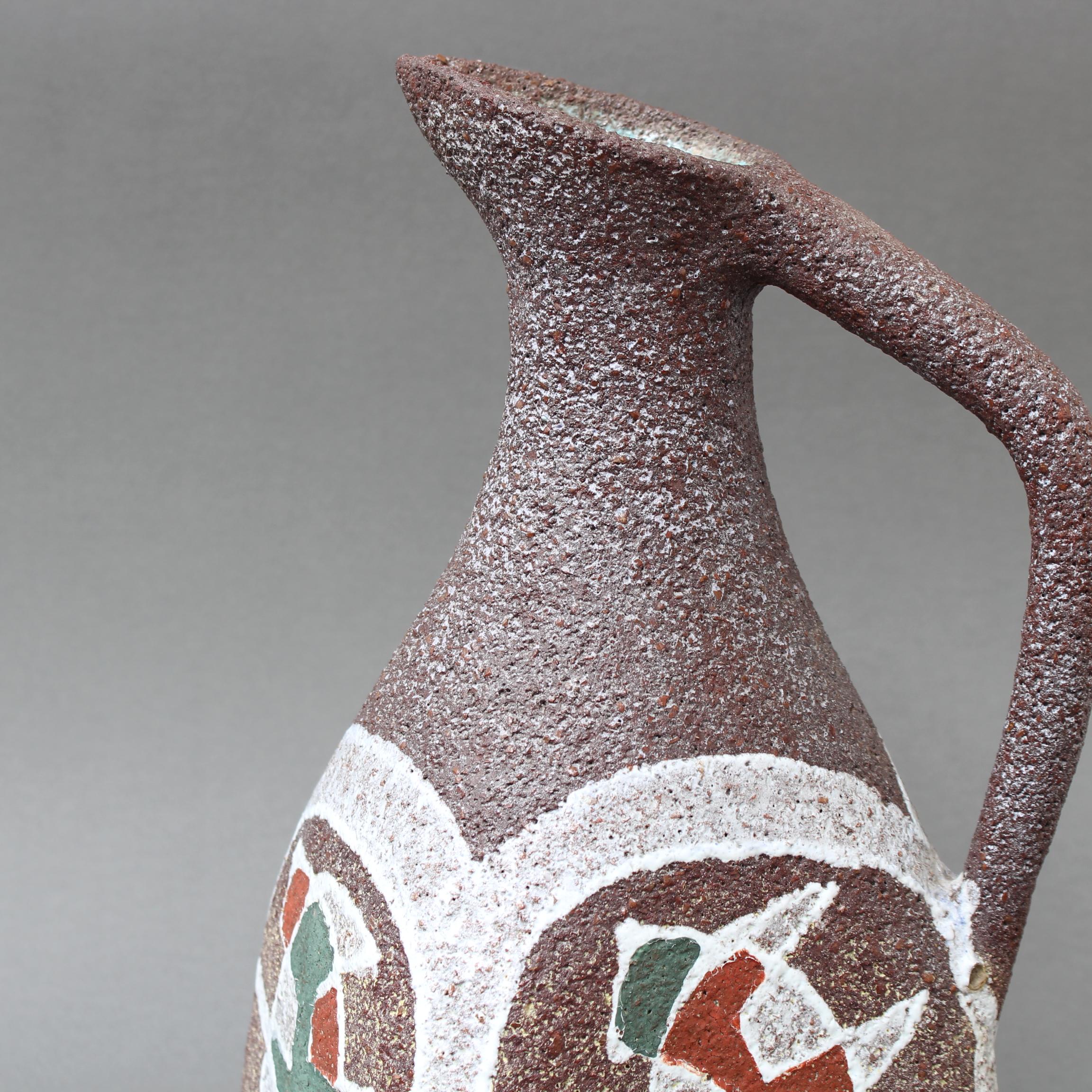 Vaso / Brocca in ceramica francese di metà secolo di Accolay 'circa 1960' in vendita 6