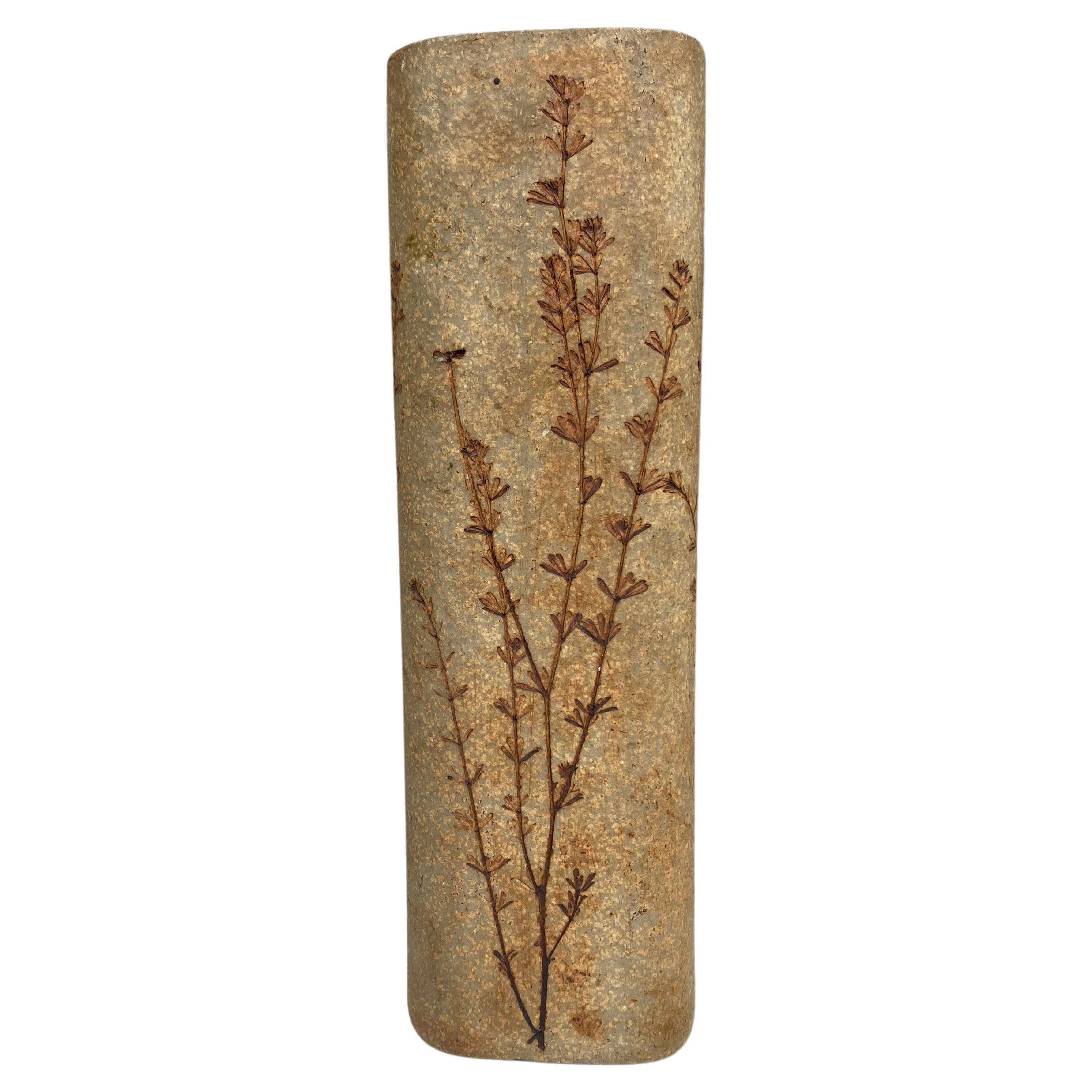 Vaso francese di metà secolo in ceramica Raymonde Leduc Vallauris in vendita