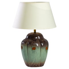 Mid-Century French Ceramic Vase Table Lamp
