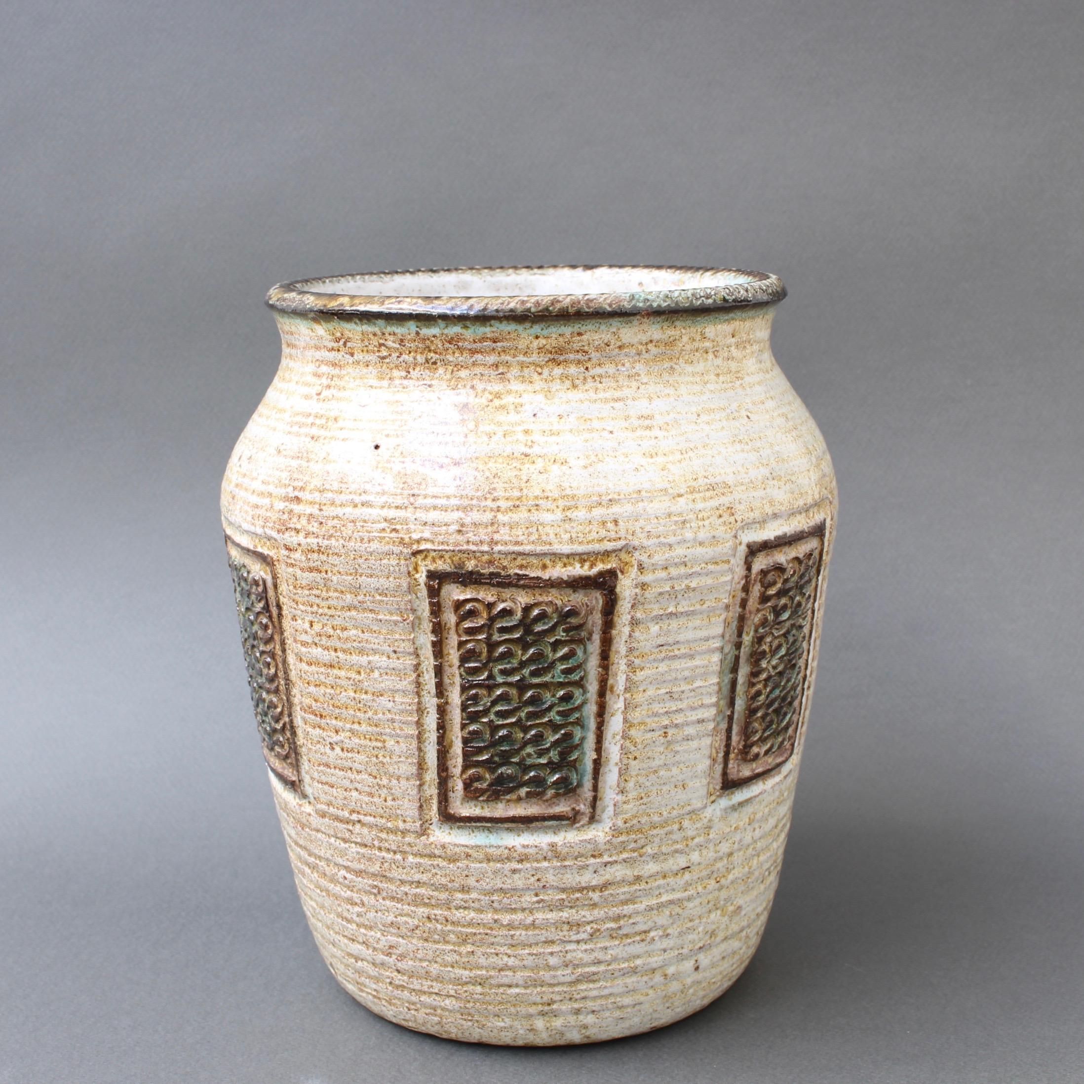 Midcentury French Ceramic Vase, Vallauris, circa 1960s 1