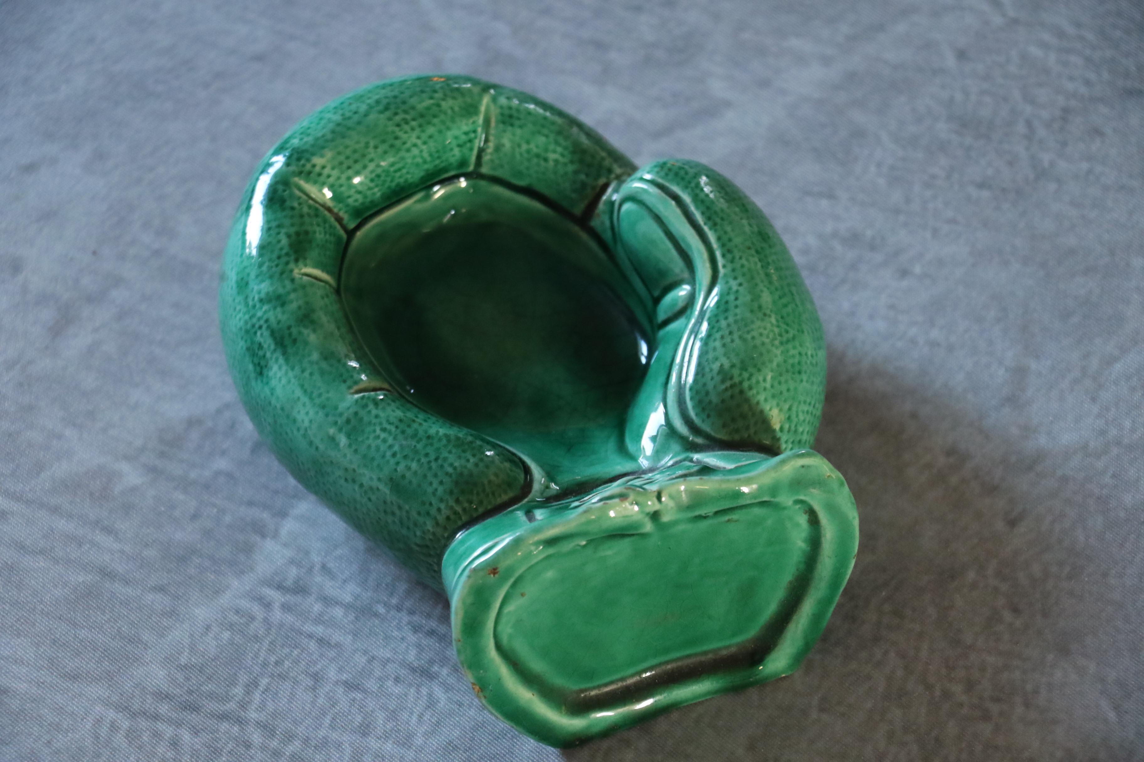 Français Vide-Poche français du milieu du siècle dernier par Terre de Feu Porcelaine de Paris en vente