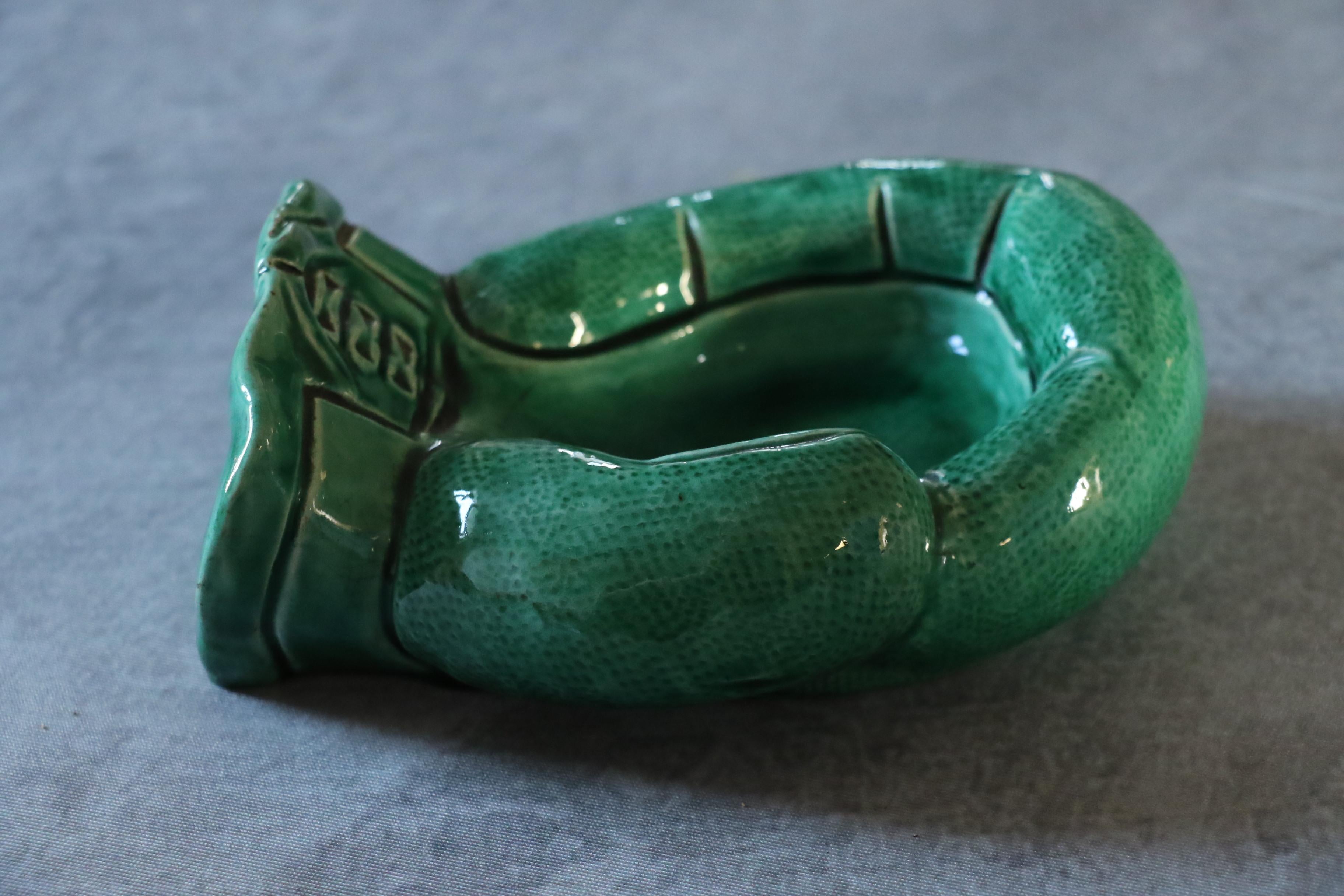 20ième siècle Vide-Poche français du milieu du siècle dernier par Terre de Feu Porcelaine de Paris en vente